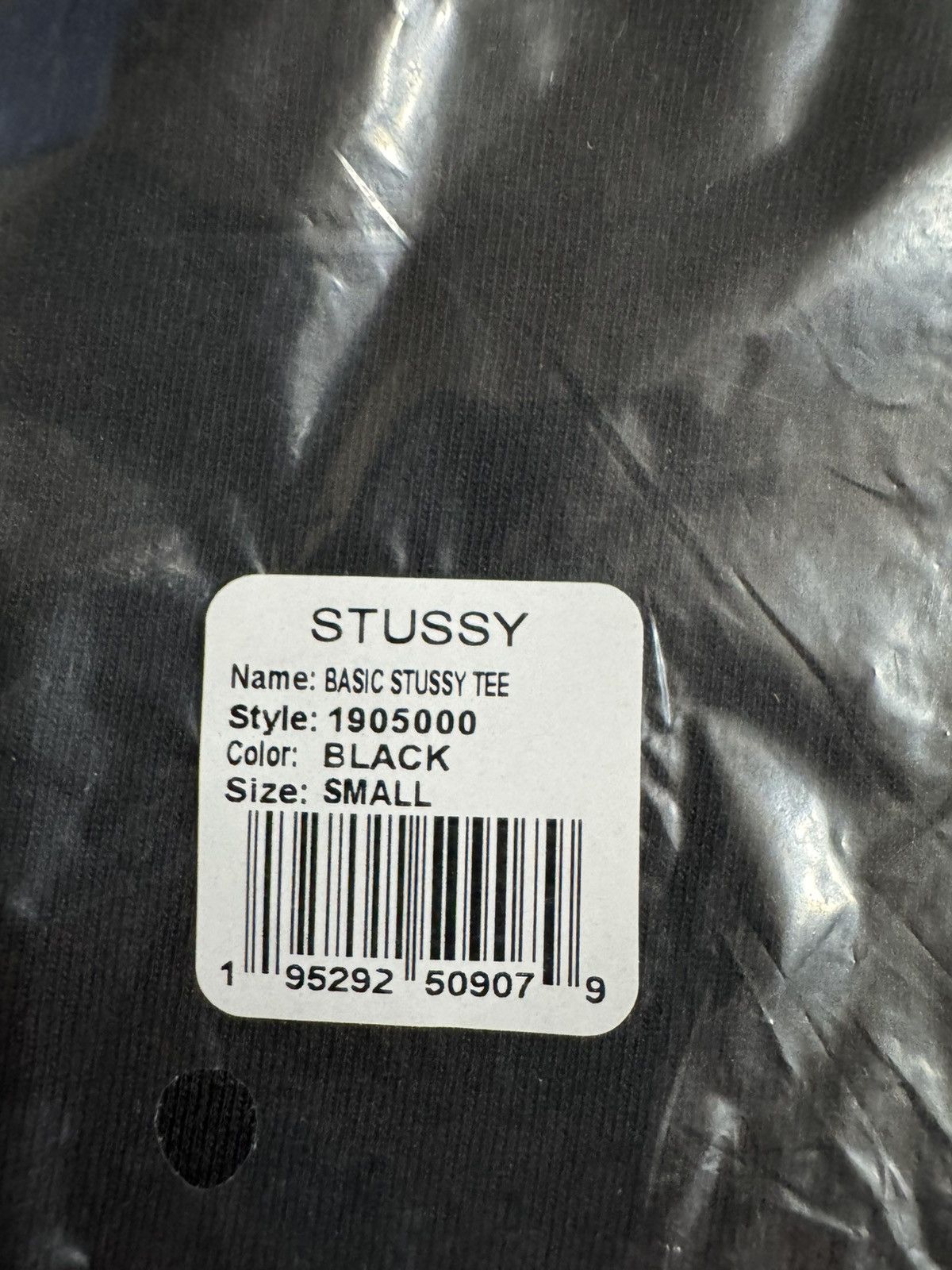 Stussy Stussy Basic Script Tee Black NWT in Bag Size US S / EU 44-46 / 1 - 4 Thumbnail