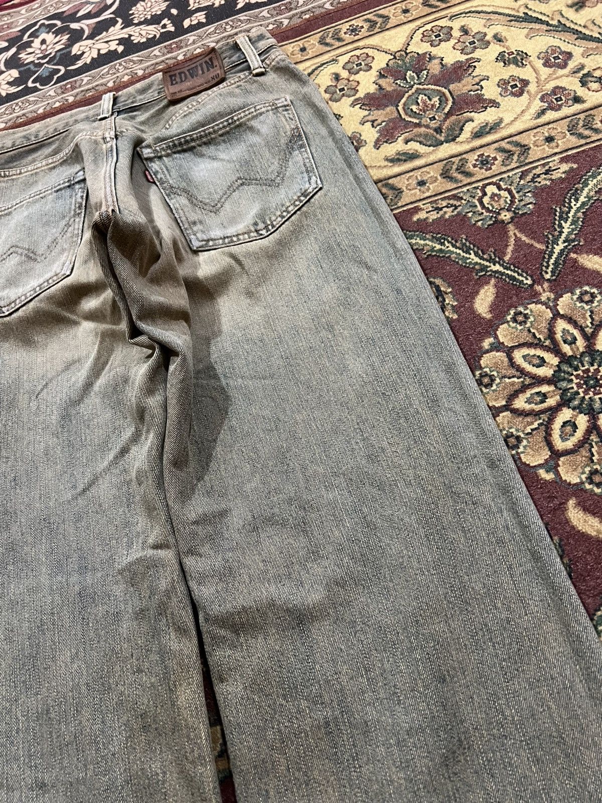 Edwin 💥Baggy💥 Edwin EXCLUSIVE Vintage XV 445 Faded Jeans Size US 29 - 15 Thumbnail