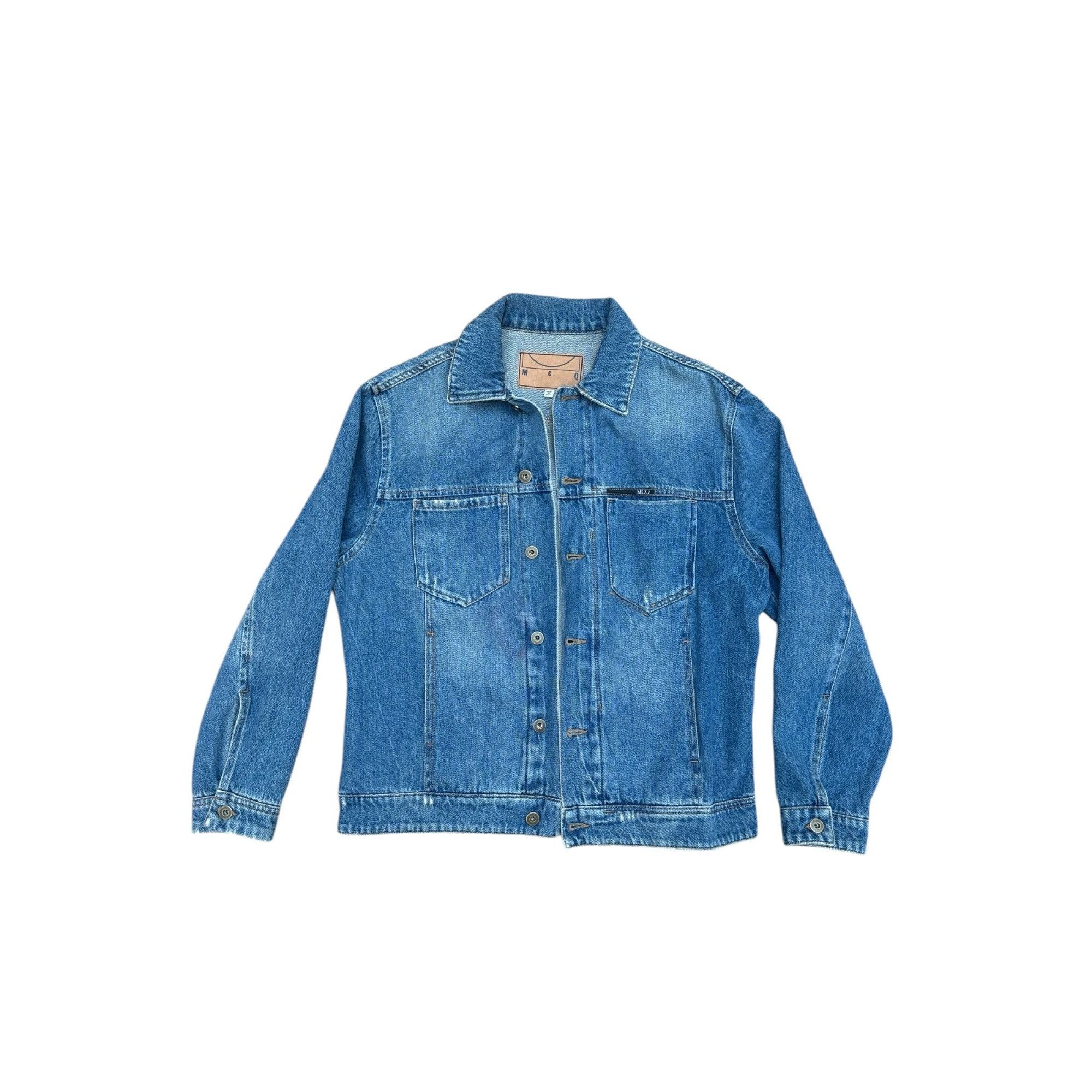 Alexander McQueen Blue Denim Jacket Size M / US 6-8 / IT 42-44 - 1 Thumbnail