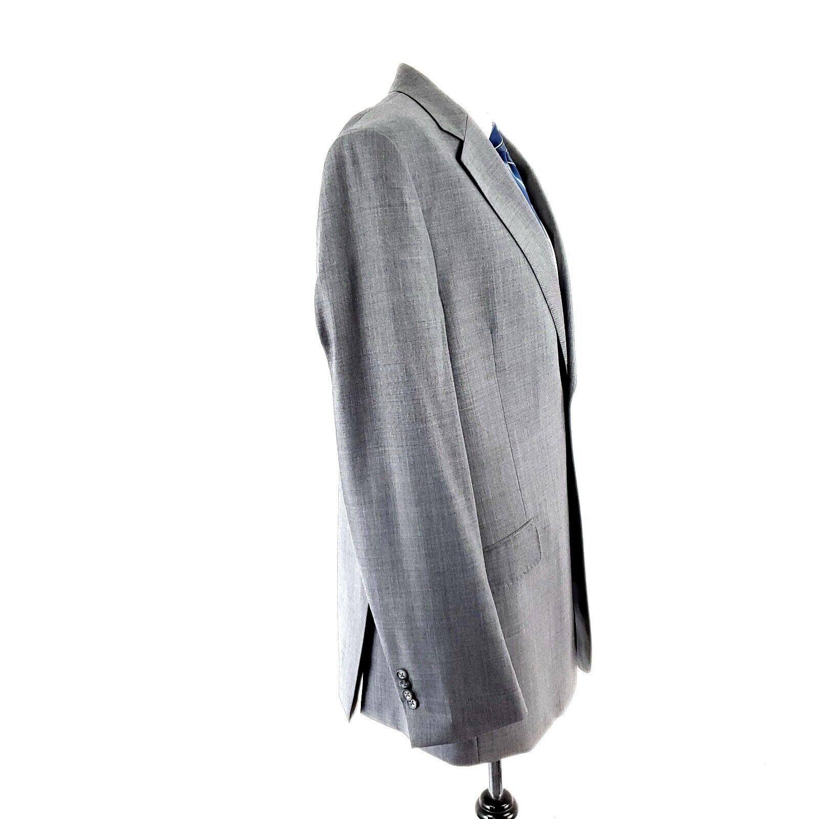 Paul Fredrick Paul Fredrick Super 120s Wool 2 Button Blazer 42L Or Slim Fi Size 42L - 6 Thumbnail