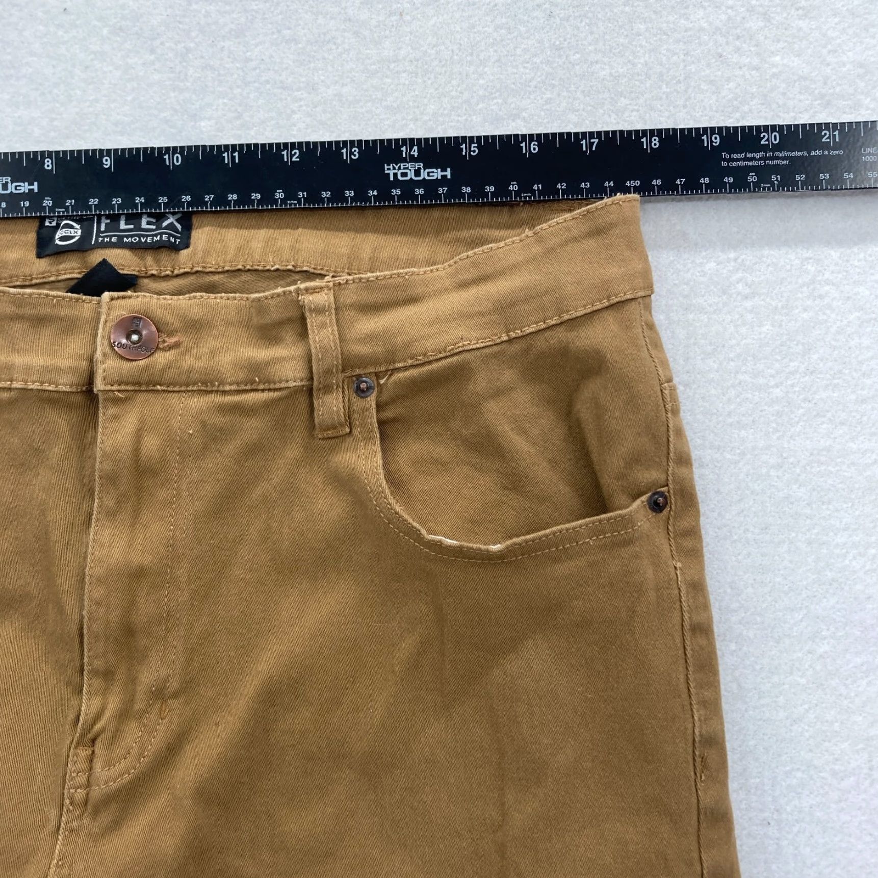 Southpole Southpole Jeans Slim Straight Denim 38x32 Brown Stretch CCLX Flex Mens Regular 38 Inseam 32in Brown Cotton Blend Spandex Straight Leg Jeans Size US 38 / EU 54 - 6 Thumbnail