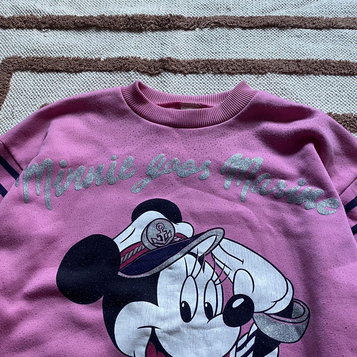 Disney VINTAGE DISNEY MICKEY MOUSE MARINE AMERICAN WEAR SWEATSHIRT Size US XL / EU 56 / 4 - 3 Thumbnail