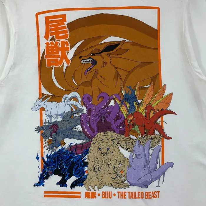 Anime Vintage NARUTO SHIPPUDEN COLLECTION Tailed Beast Tee Shirt Size US M / EU 48-50 / 2 - 3 Thumbnail