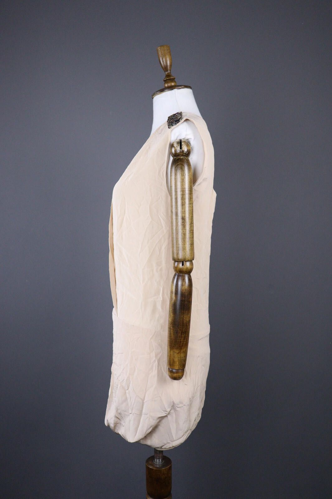 Other Maje Cream Ivory Summer Party Cocktail Dress Tunic Size 1 Size M / US 6-8 / IT 42-44 - 5 Thumbnail