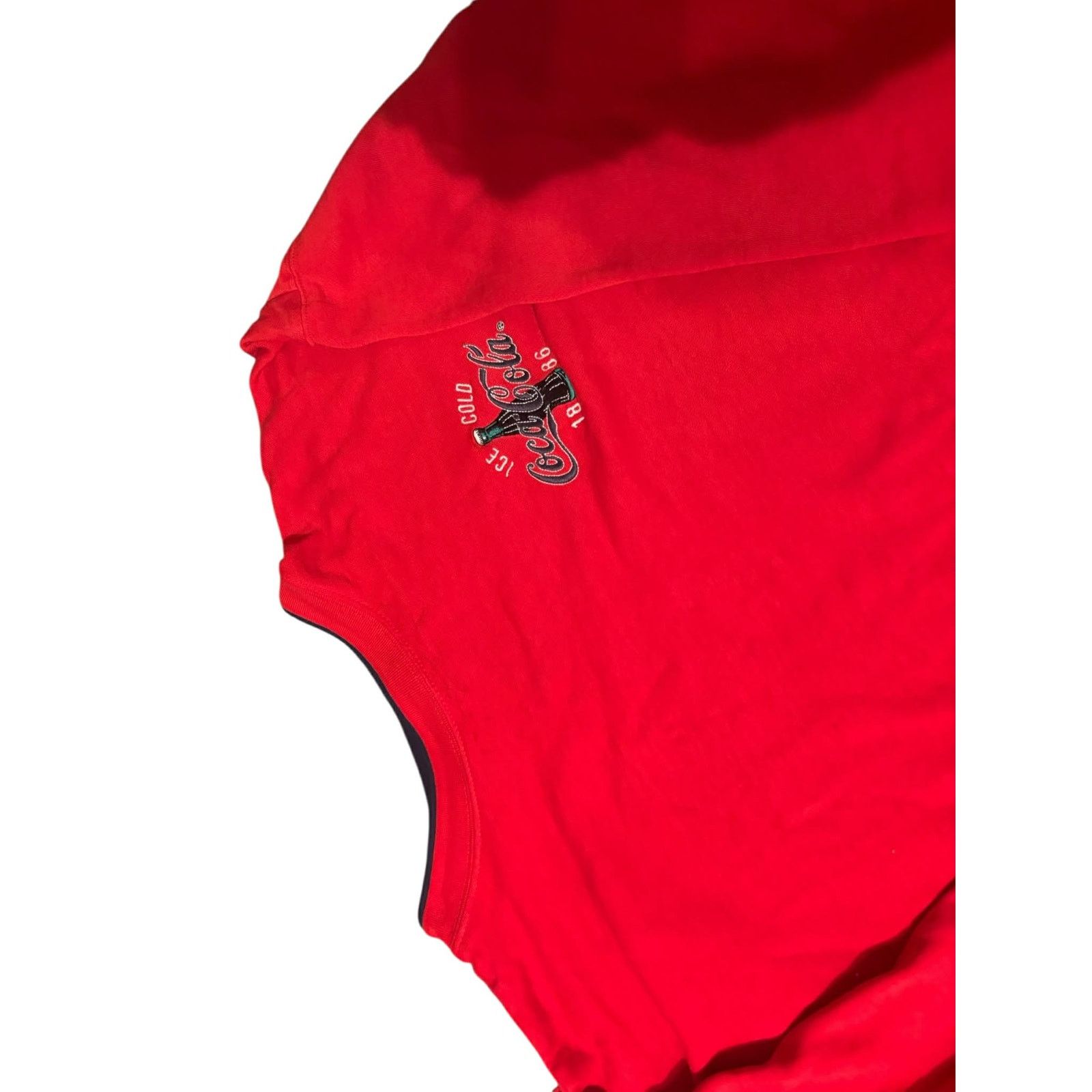 Coca Cola 2pc VTG Coca Cola Crewneck Sweatshirt Red Single Stitch XL Size US XL / EU 56 / 4 - 3 Thumbnail