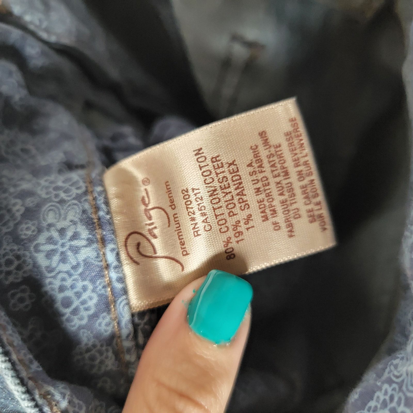 Paige Y2K PAIGE Dark Wash Mid Rise Womens Skinny Jeans Size 30 Size 30" / US 8 / IT 44 - 11 Thumbnail