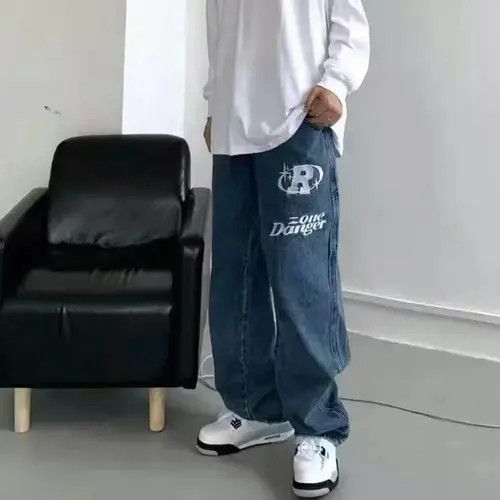 Jean Denim oversize style 90s jeans Size US 30 / EU 46 - 4 Thumbnail