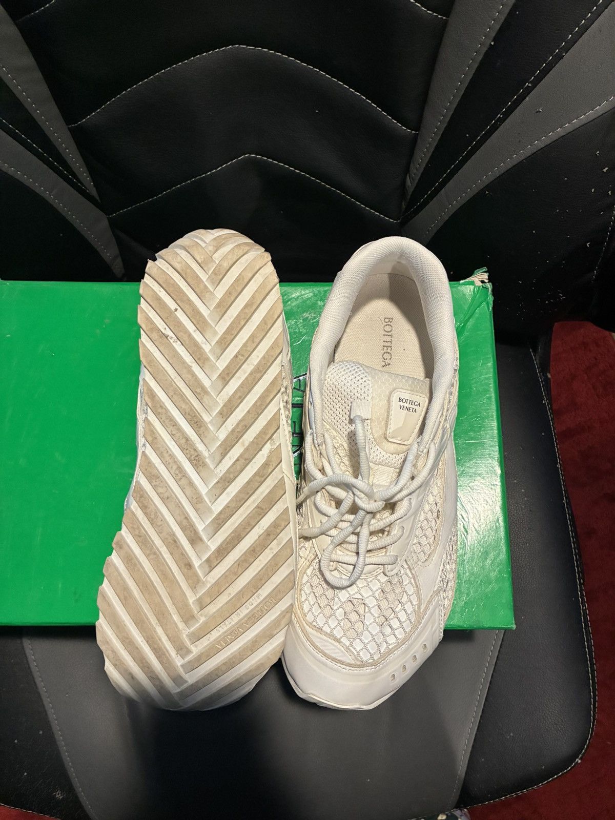 Bottega Veneta Bottega venta all white Size US 10 / EU 43 - 6 Thumbnail