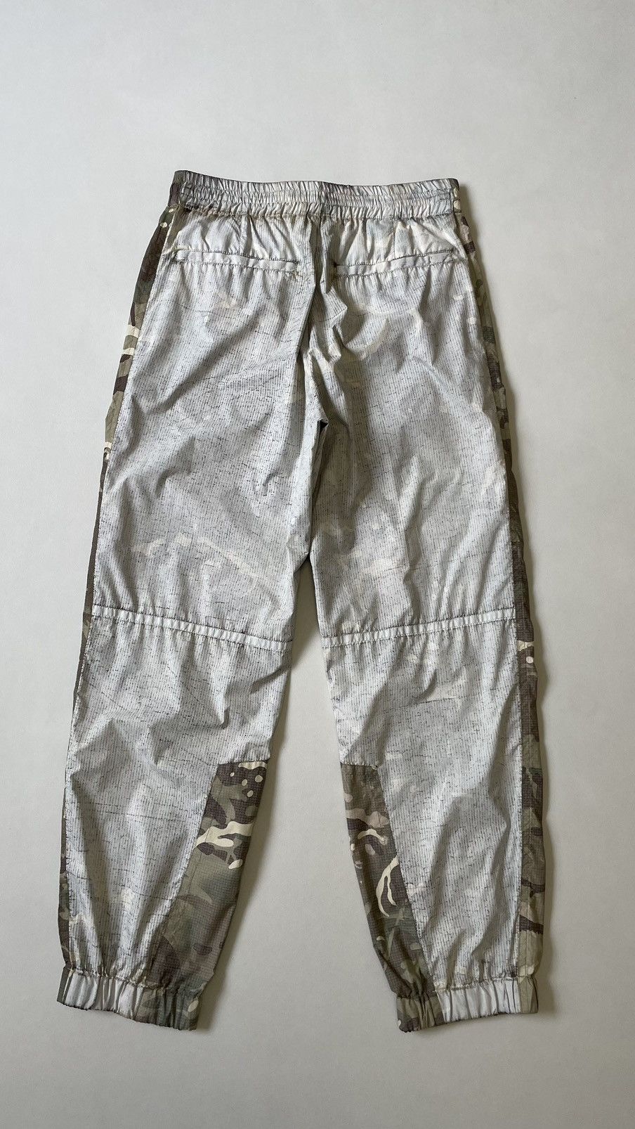 Dries Van Noten Sample White Coated Camo Nylon Utility Trousers Size US 34 / EU 50 - 12 Thumbnail