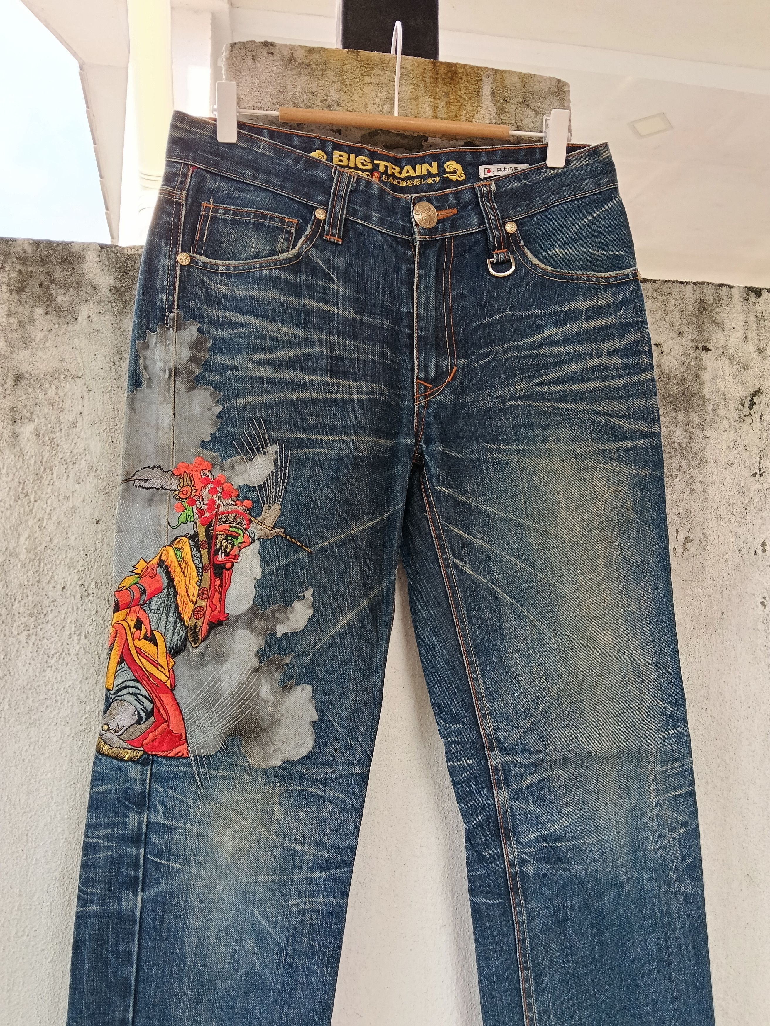 Japanese Brand 💥Flared Osaka Big Train Denim 💥 Size US 32 / EU 48 - 4 Thumbnail