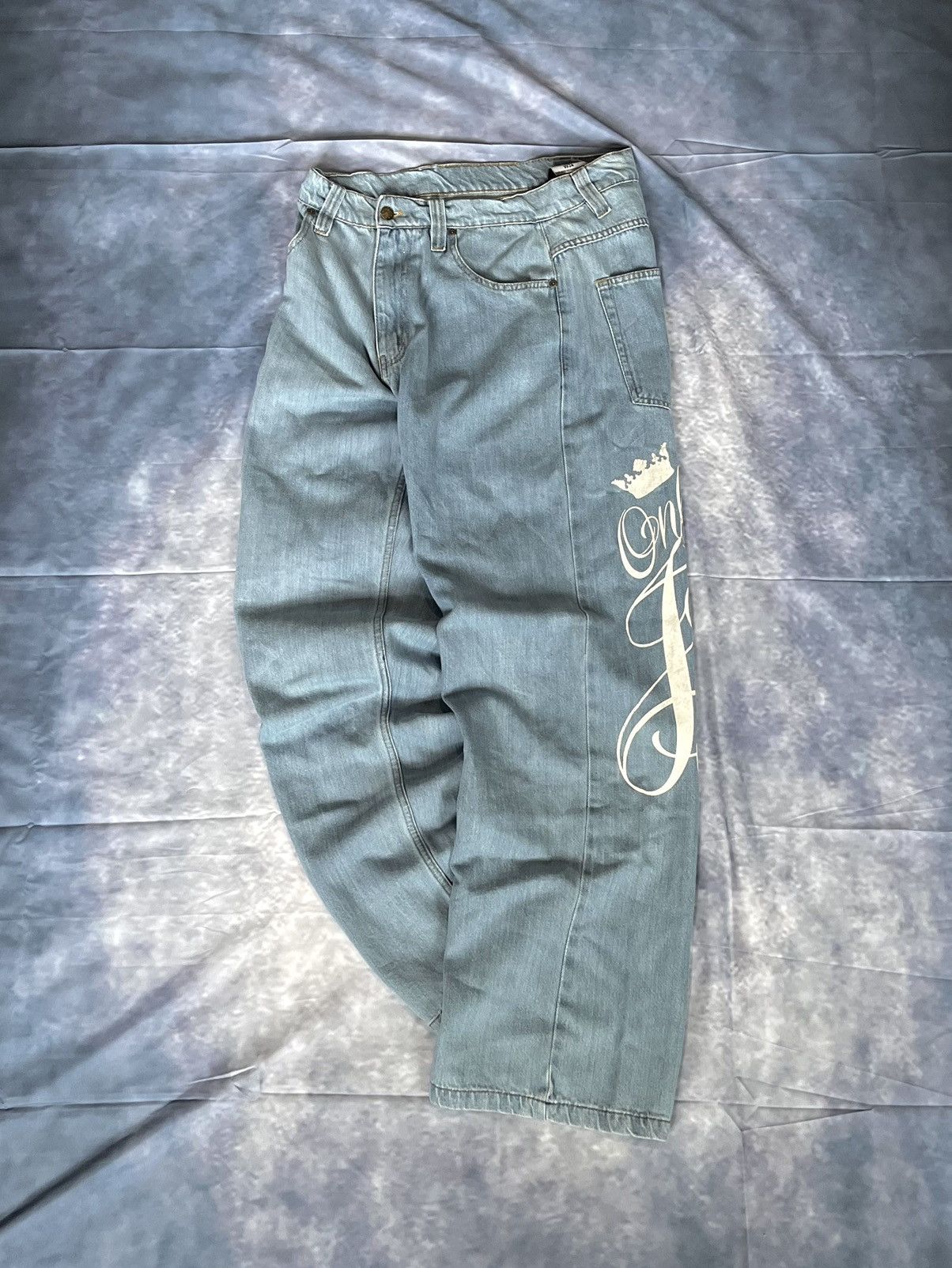 Other Y2K BSAT Baggy Jeans Size US 33 - 3 Thumbnail