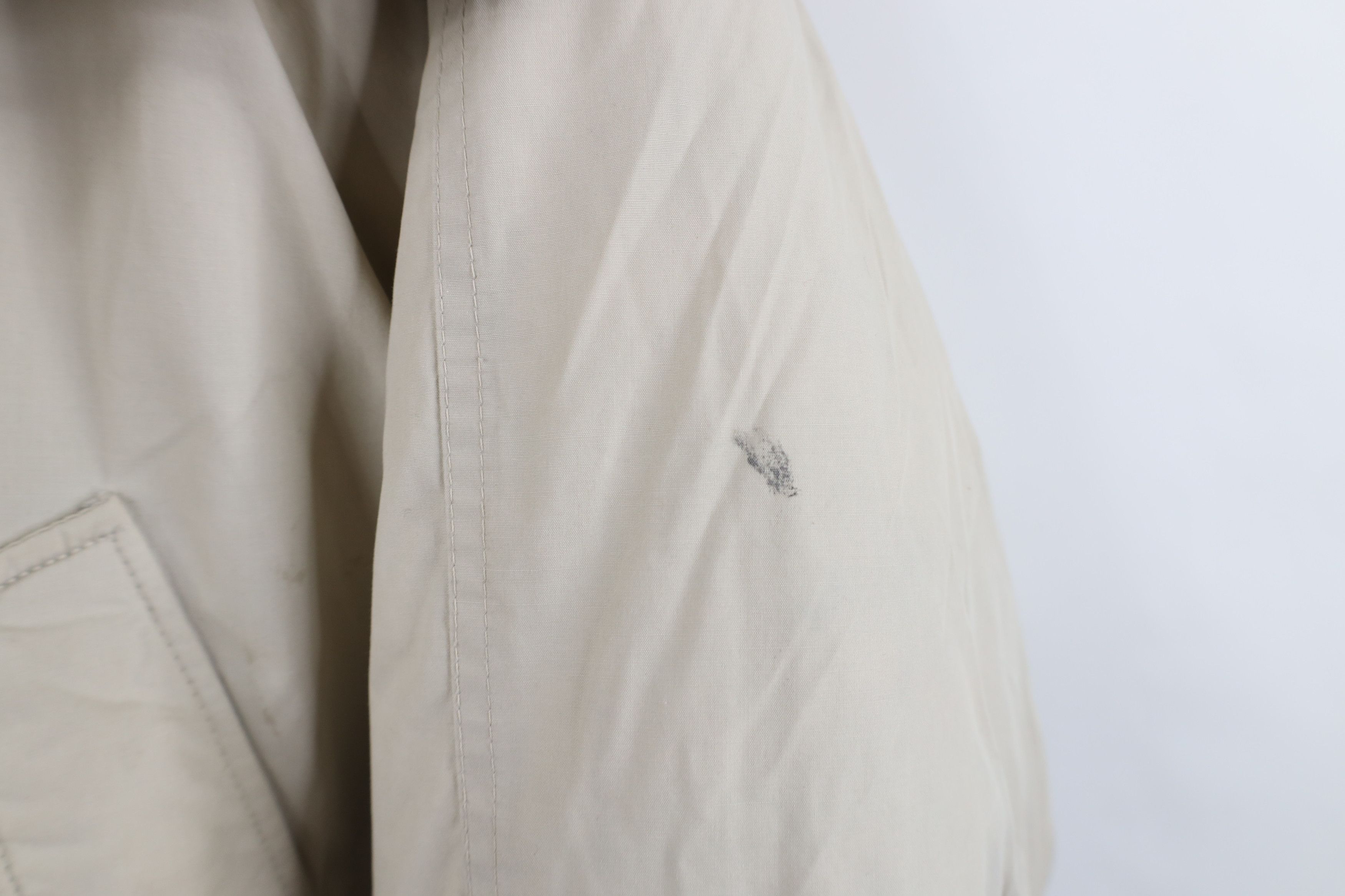 Vintage Vintage 90s Streetwear Down Insulated Puffer Jacket Beige Size US XL / EU 56 / 4 - 5 Thumbnail