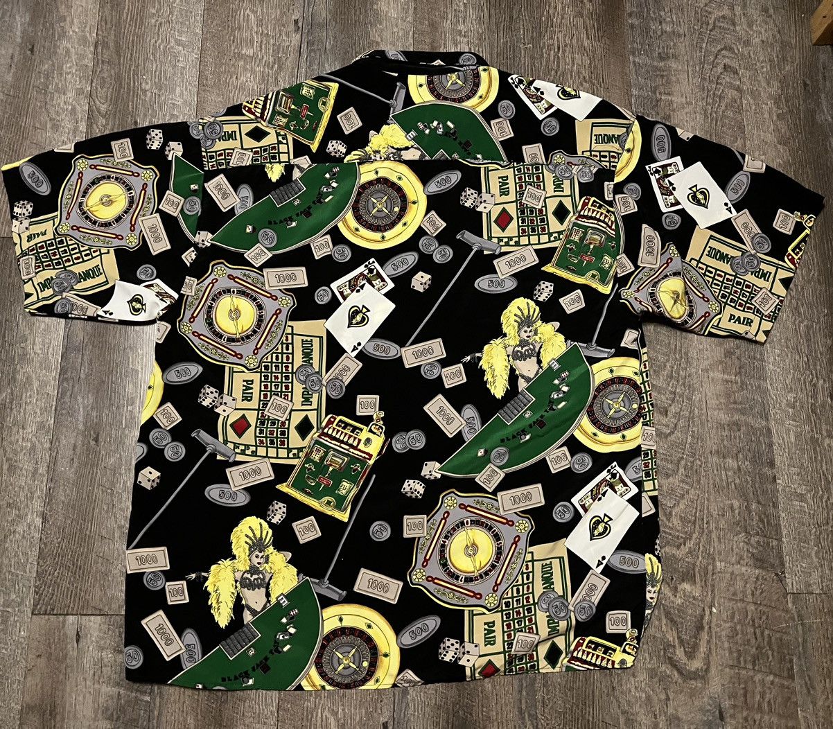 Vintage Vintage Casino Roulette Craps Hawaiian Shirt size XL Size US XL / EU 56 / 4 - 4 Thumbnail