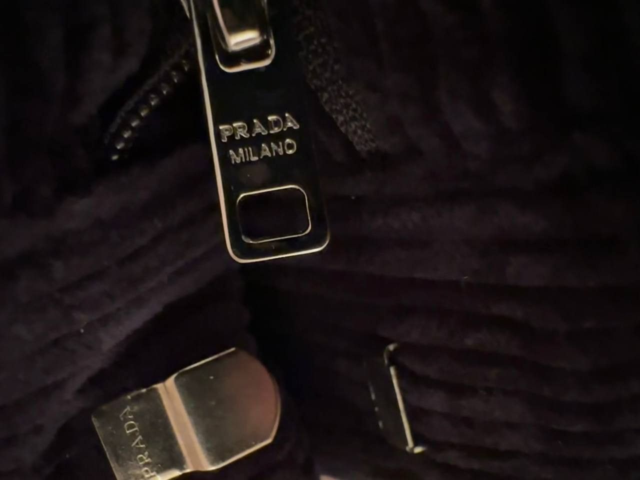 Prada Triangle-logo cotton-corduroy trousers FW2023 Size US 28 / EU 44 - 6 Thumbnail