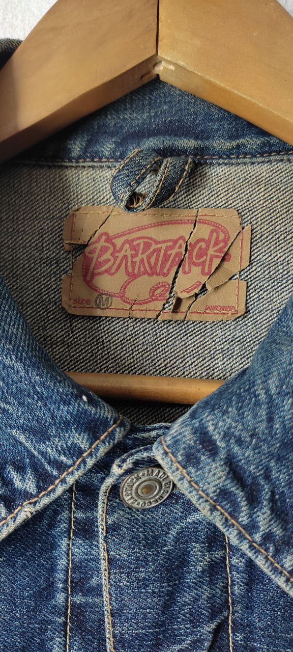 Japanese Brand VINTAGE BARTACK SELVADGE DENIM TRUCKER JACKET Size US M / EU 48-50 / 2 - 16 Thumbnail