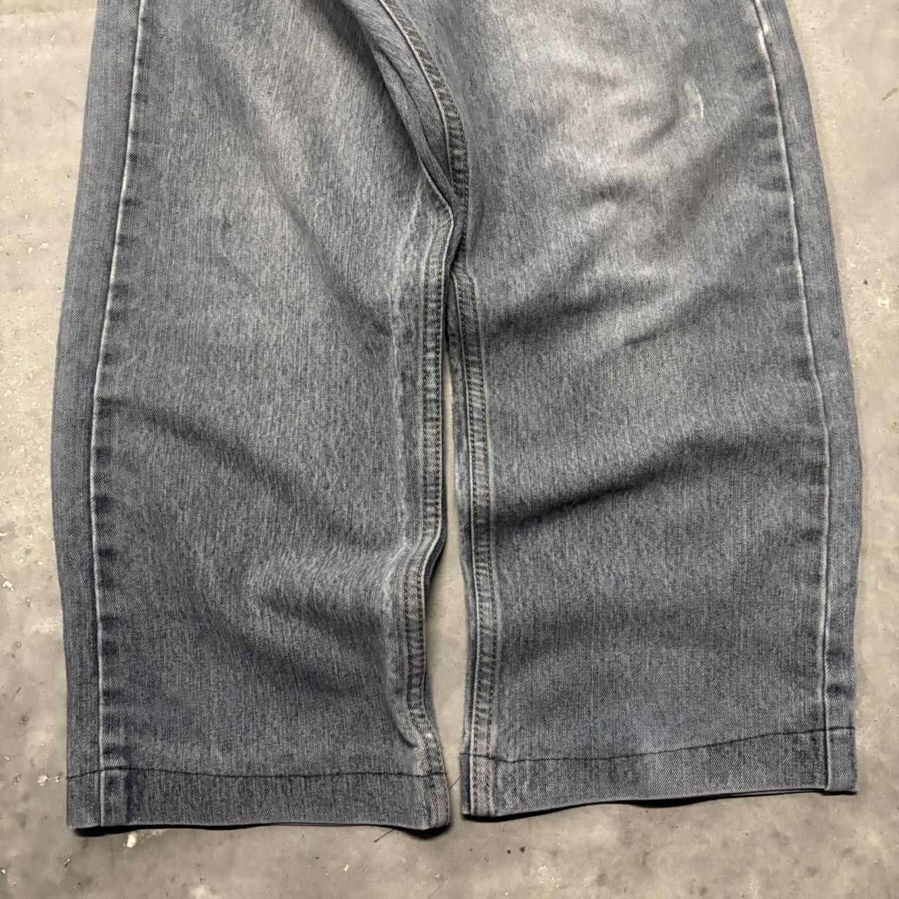 Japanese Brand × Vintage Crazy Vintage Y2K/2000s Grunge Faded Denim Wash Essential Denim Jeans! Size US 36 / EU 52 - 6 Thumbnail