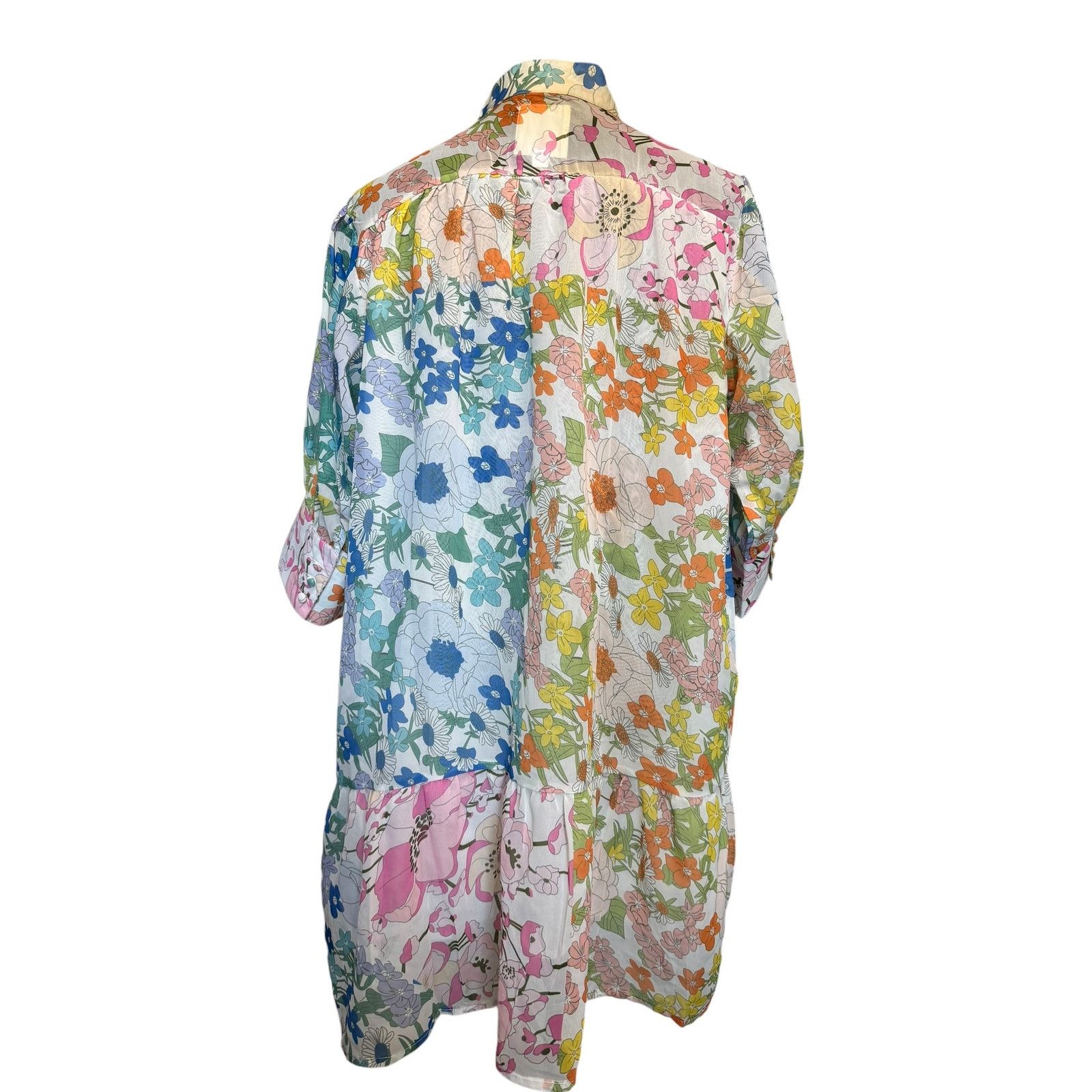 Other BOHO Floral Dress Arthur Jane Claire Large Retro Hippie Size L / US 10 / IT 46 - 6 Thumbnail