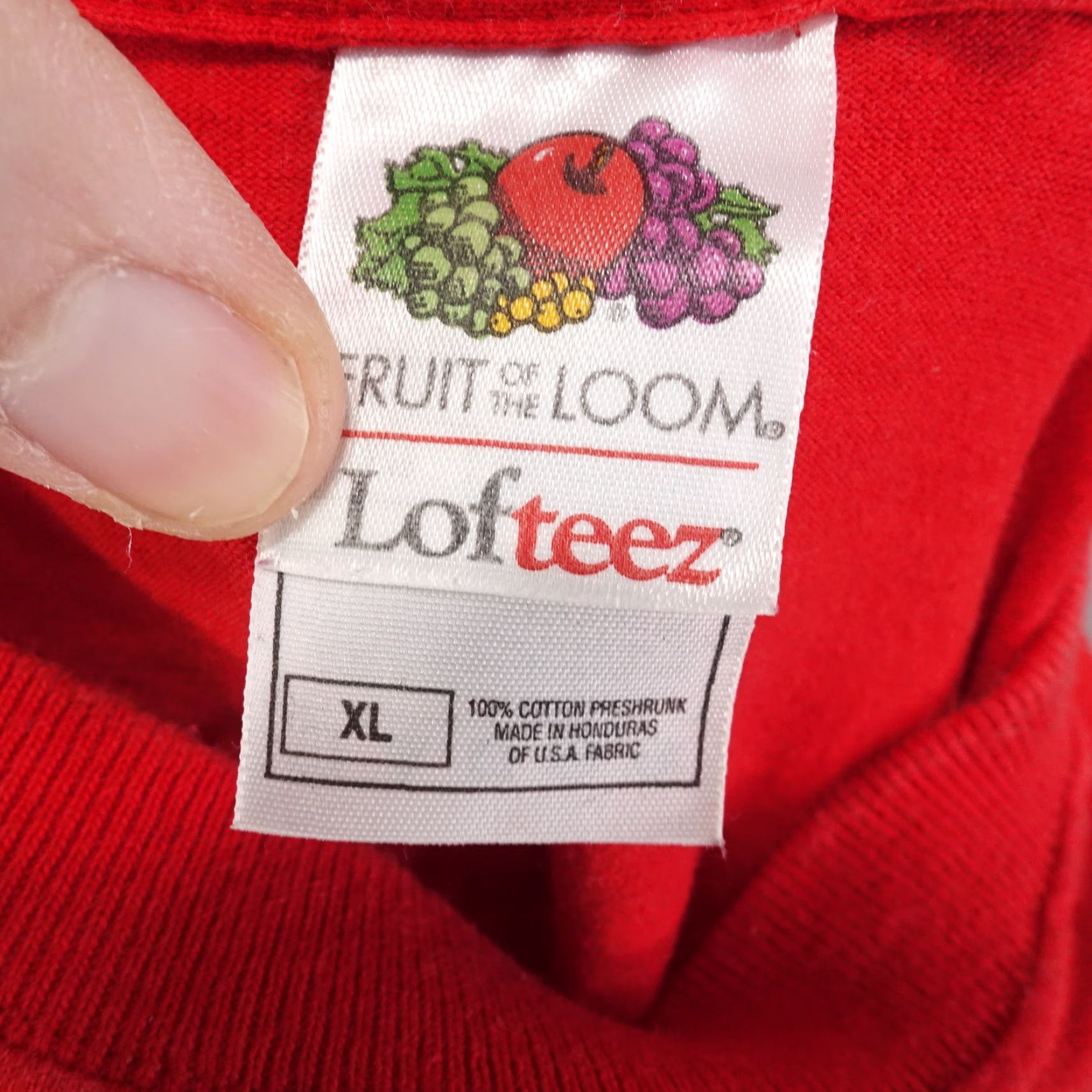 Fruit Of The Loom VINTAGE AmEristar Casino It's Fiesta Time! T-Shirt XL Red Unisex Adults Crew Neck Short Sleeve 100% Cotton 1980s Mens Womens Girls Boys Size US XL / EU 56 / 4 - 6 Thumbnail
