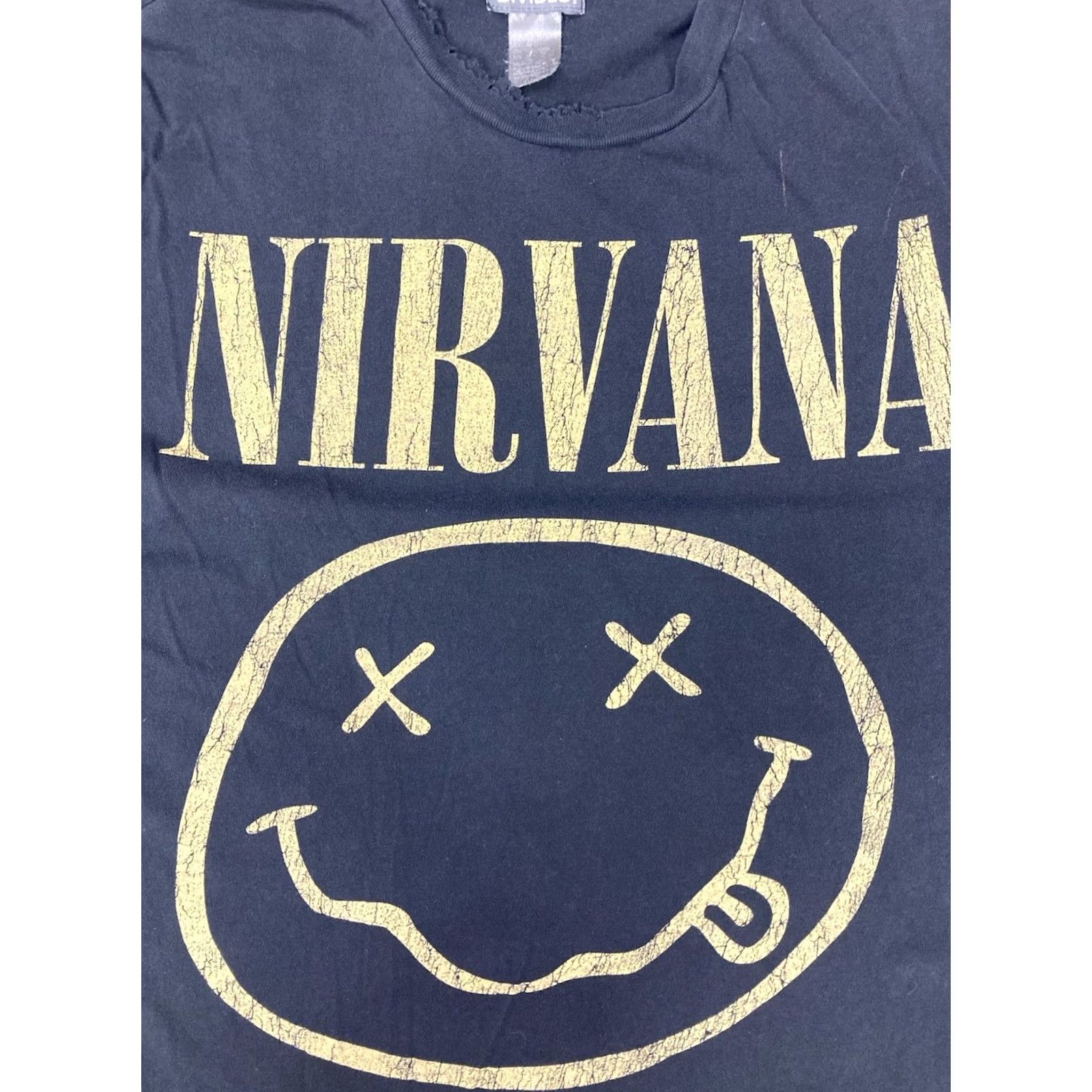 H&M H&M Nirvana Logo Graphic T-shirt Men Medium Black Short Sleeve Music Shirt Size M Retro Band Logo Casual Size US M / EU 48-50 / 2 - 2 Thumbnail