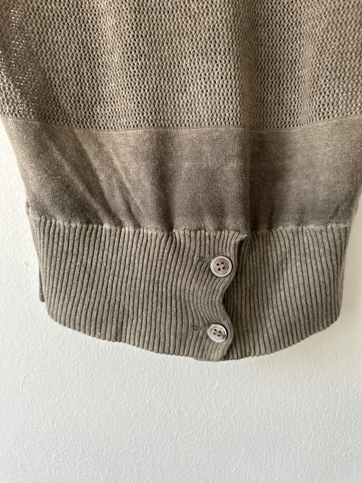 mercibeaucoup Mercibeaucoup Taupe Textured Knit Short Sleeve Size US L / EU 52-54 / 3 - 4 Thumbnail