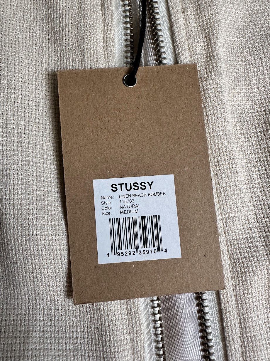 Stussy Stussy Linen Beach Bomber Size US M / EU 48-50 / 2 - 4 Thumbnail