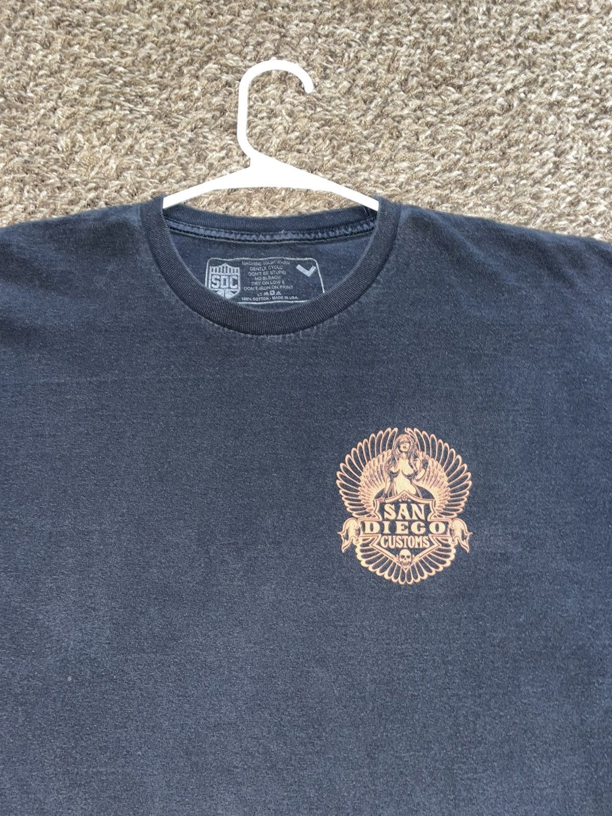 Harley Davidson San Diego Customs Biker T-Shirt Size US L / EU 52-54 / 3 - 3 Thumbnail