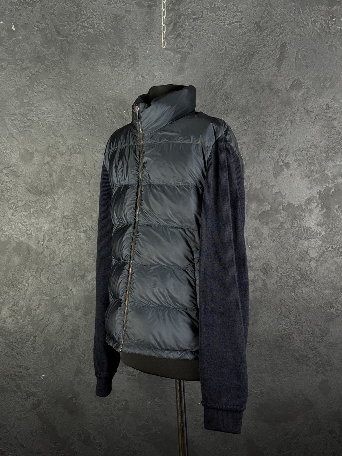 Prada Prada Red Tab Designer Down Puffer Jacket Wool Nylon Men’s Size US M / EU 48-50 / 2 - 6 Thumbnail