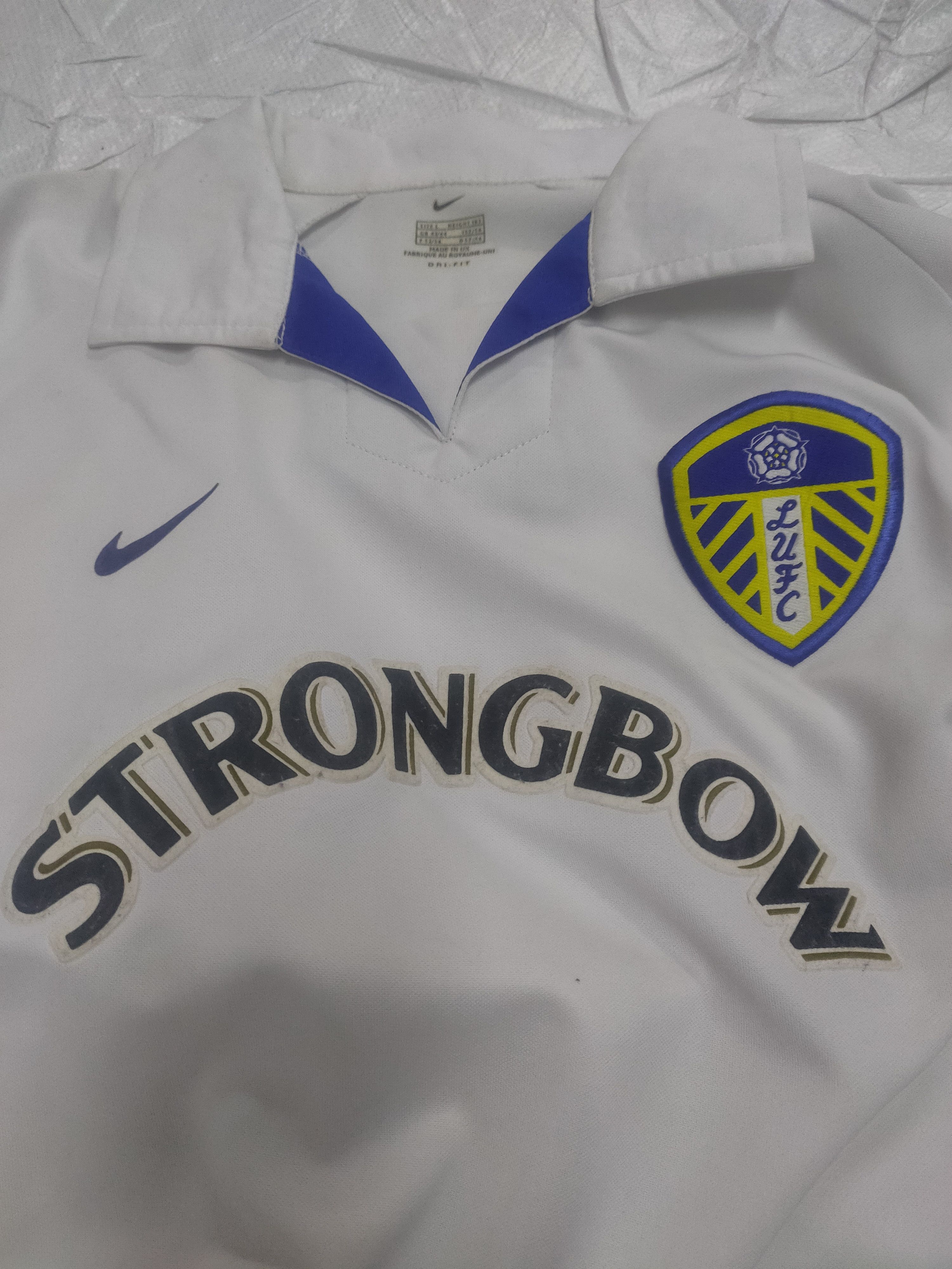 Vintage Leeds United Home Football Shirt 2002/03 Nike Size US L / EU 52-54 / 3 - 5 Thumbnail