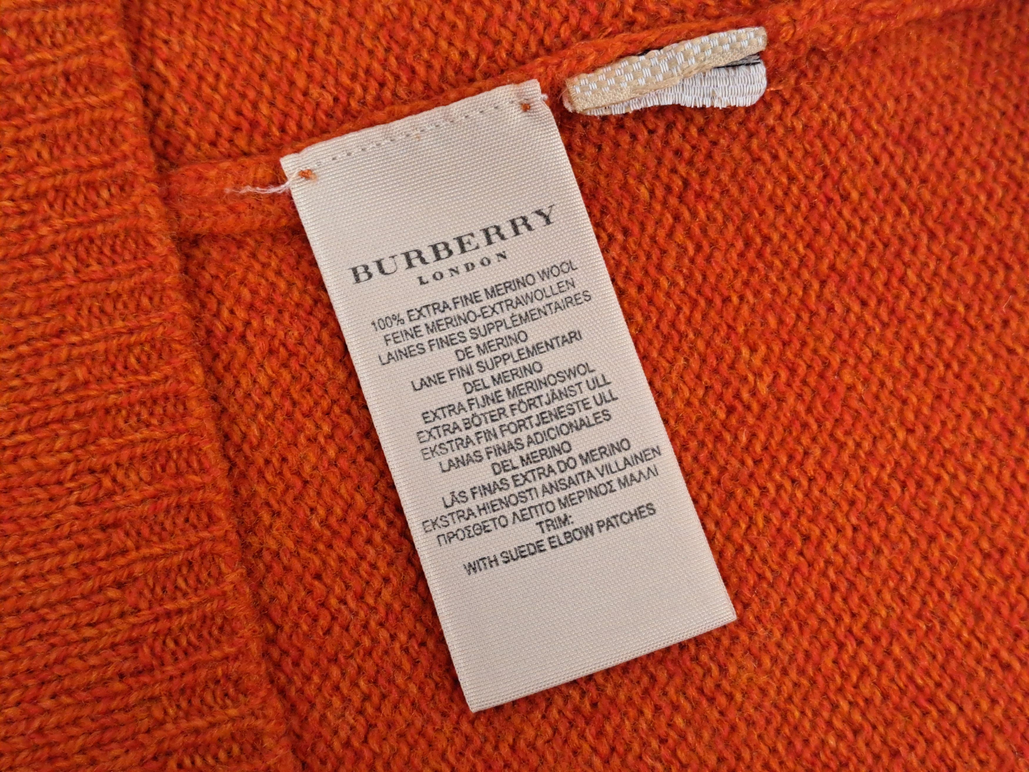 Burberry Vintage BURBERRY merino wool sweater. Made in Italy Size XS / US 0-2 / IT 36-38 - 12 Thumbnail
