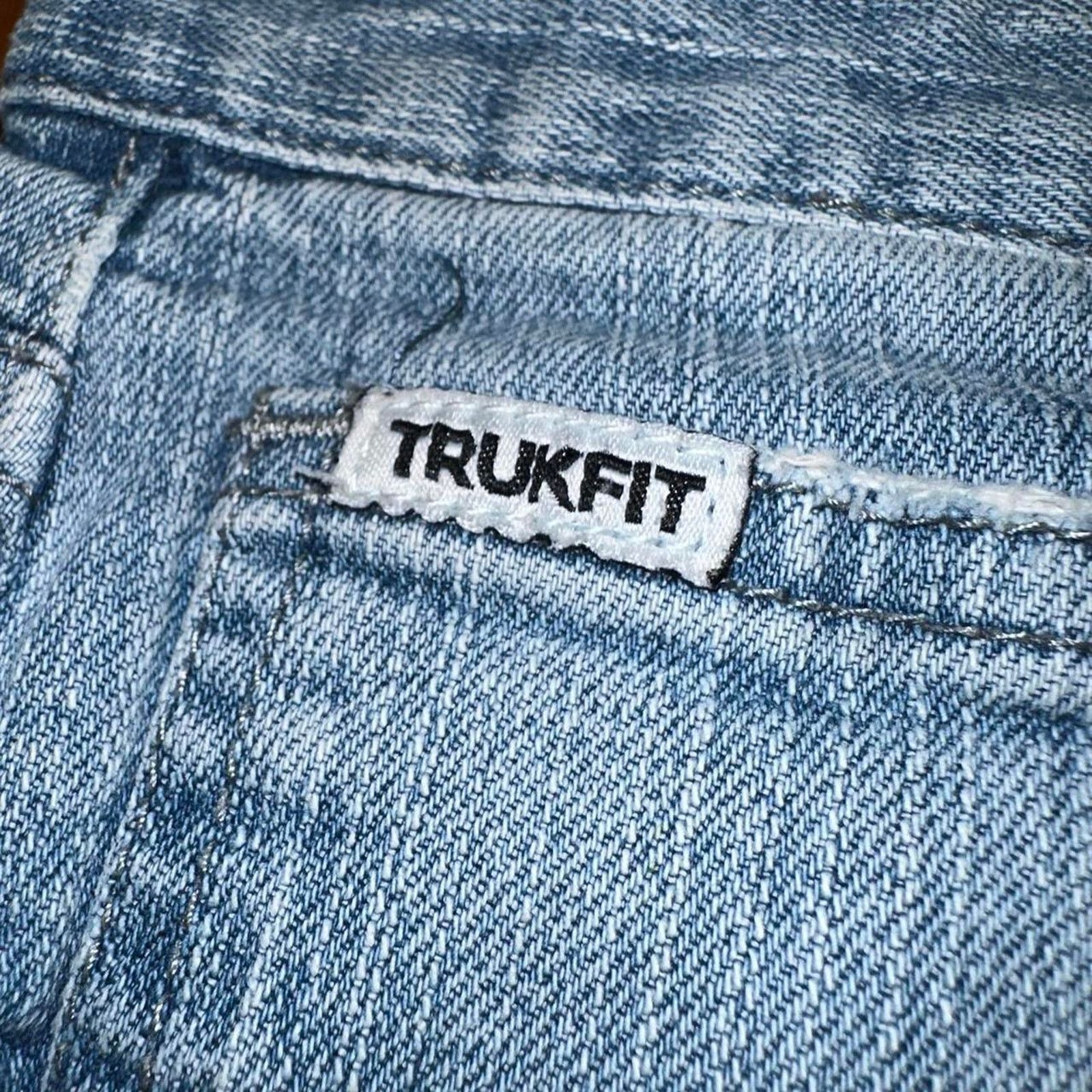 TRUKFIT Trukfit Denim Distressed Cut Off Denim Jorts Skate size 32 Size US 32 / EU 48 - 6 Thumbnail