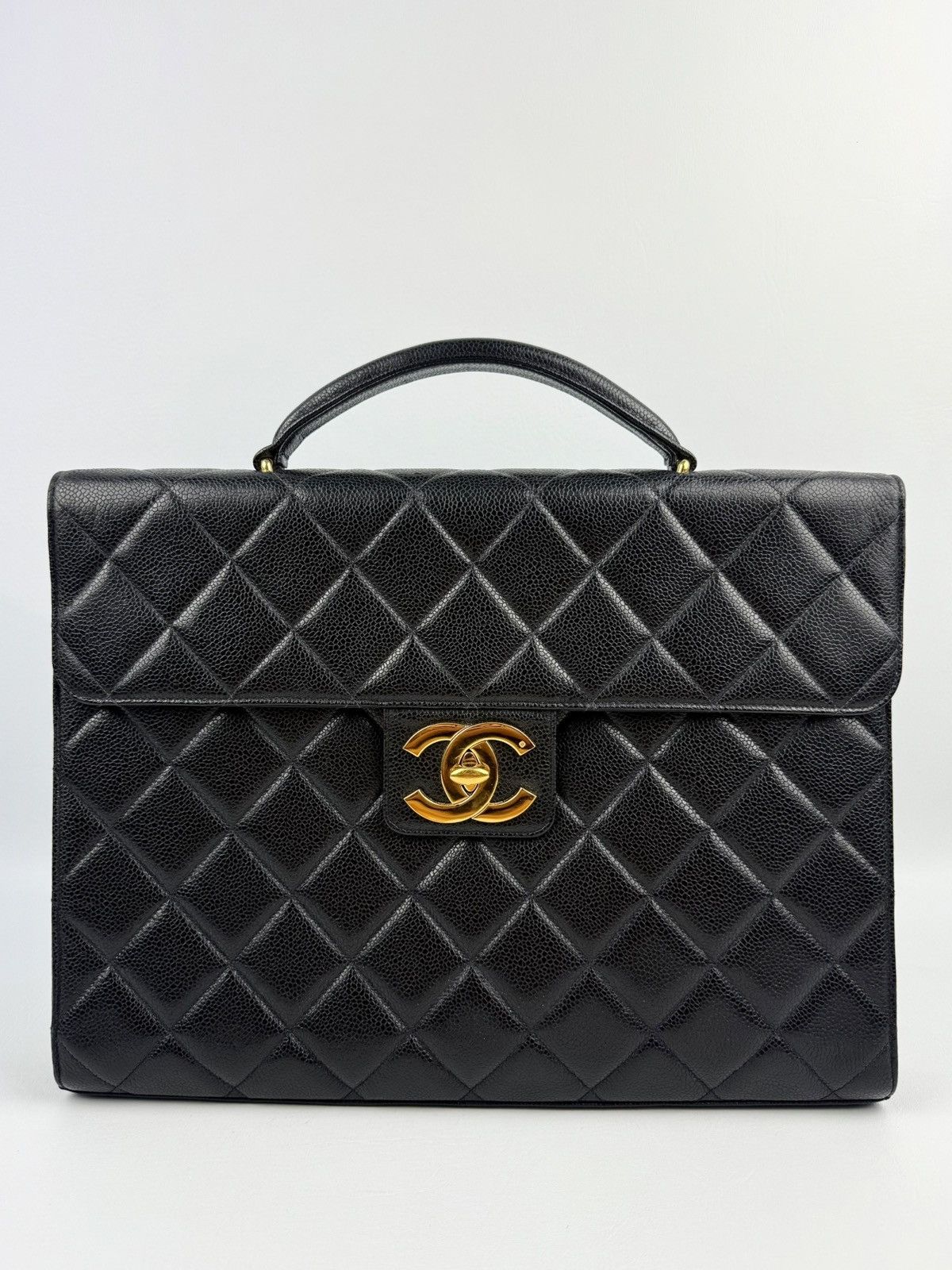 Chanel - 1994 - Caviar - Jumbo - Portfolio - Briefcase