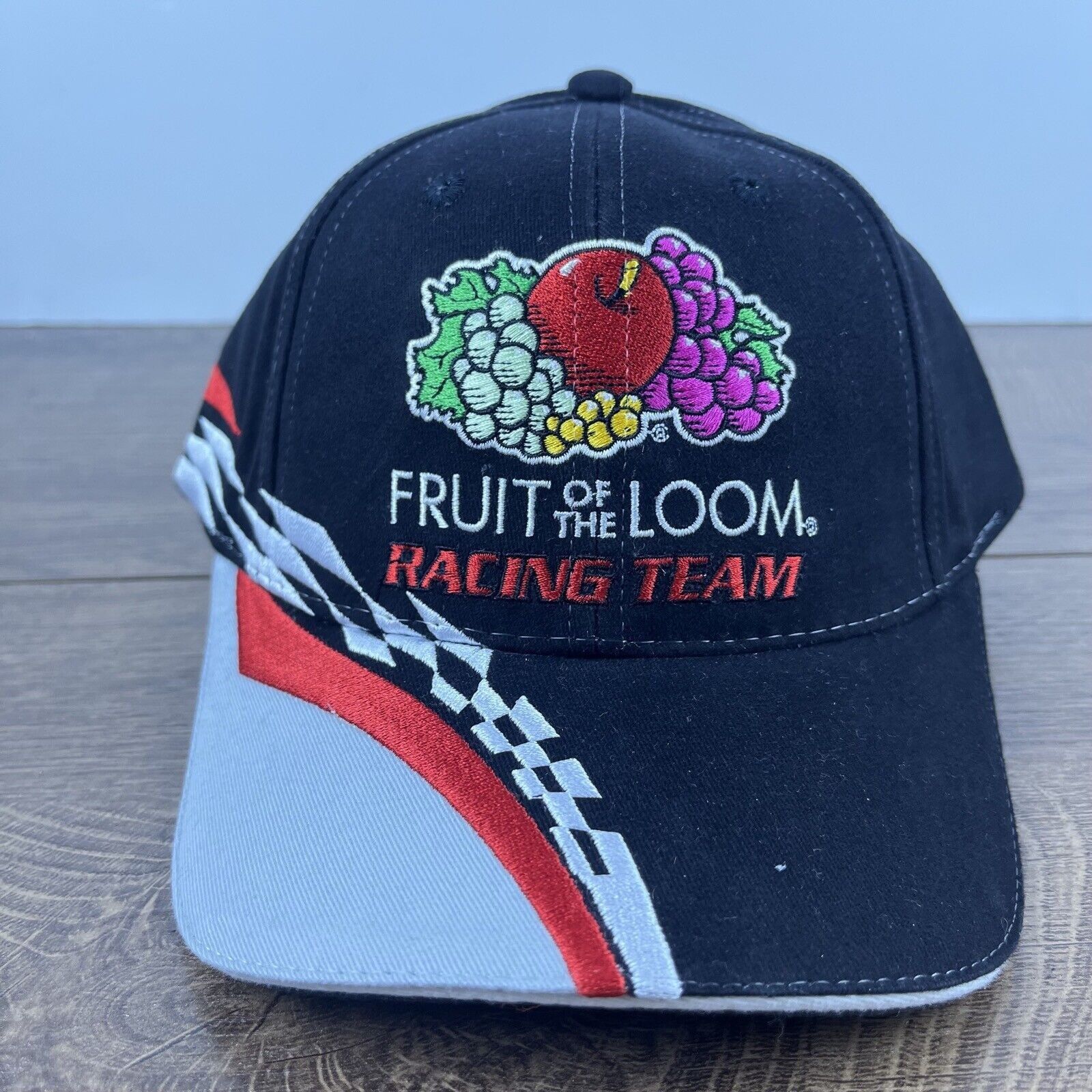 Other Fruit of the Loom Racing 55 Hat Black Cap Hat Adjustable Hat Size ONE SIZE - 1 Thumbnail