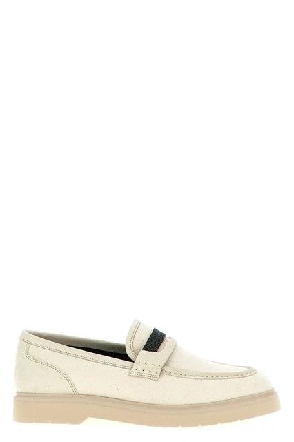 Brunello Cucinelli BRUNELLO CUCINELLI Beige Suede Loafers New & Authentic Size US 6.5 / IT 36.5 - 5 Thumbnail