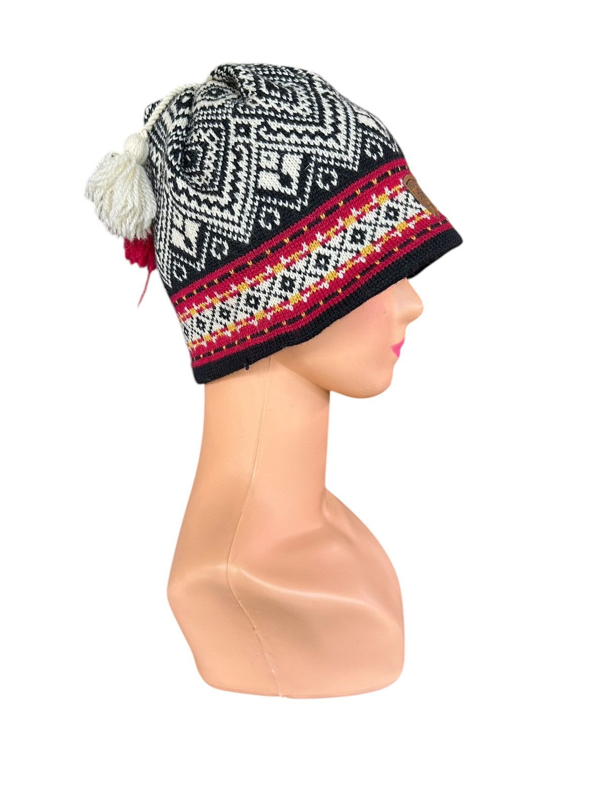 Japanese Brand × L.L. Bean × Vintage Vtg L.L Bean Made in Usa Beanie Hats Rare Design Size ONE SIZE - 2 Thumbnail