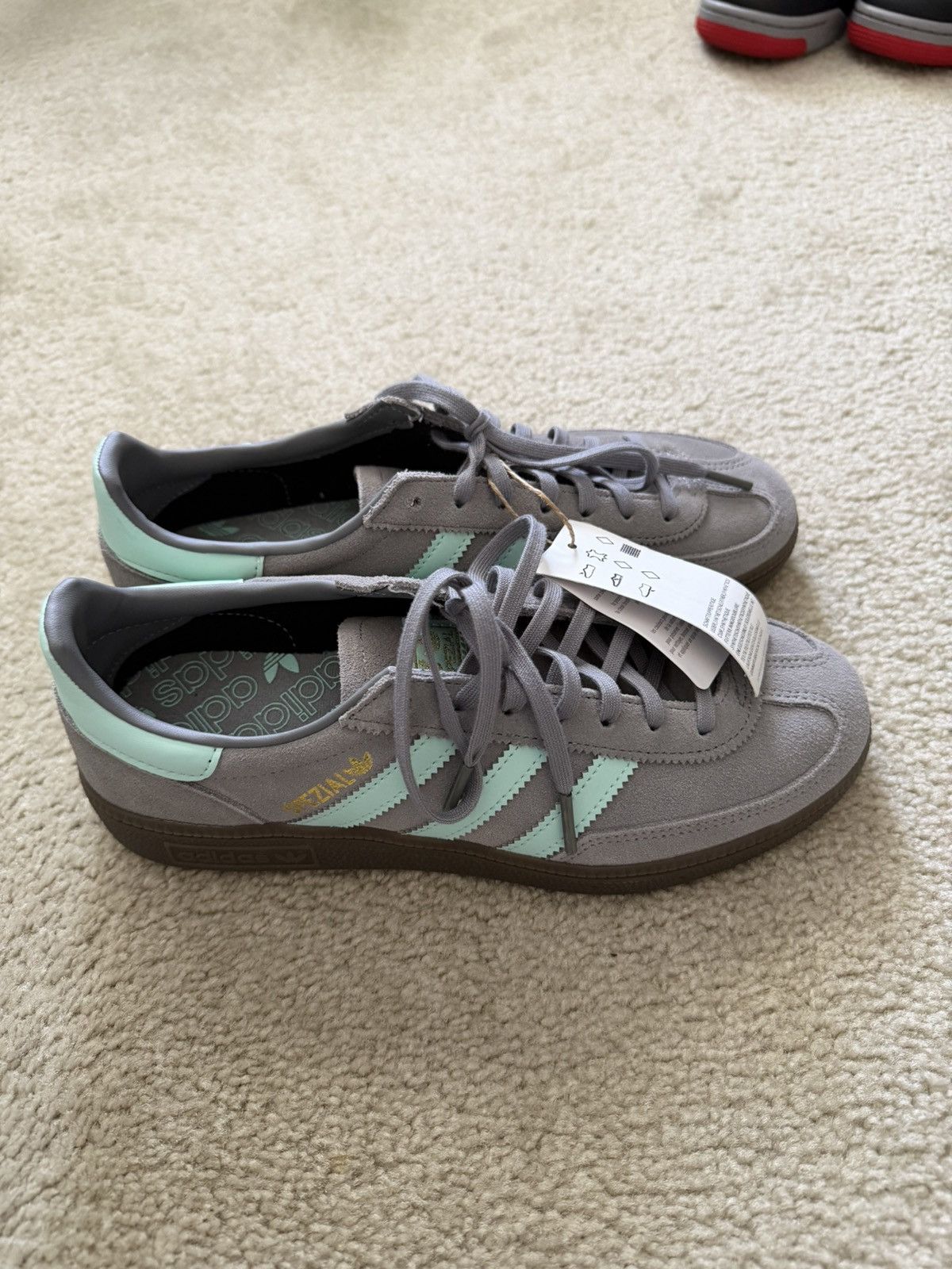 Adidas Adidas Spezial Men's Size 6 Grey Clean Mint Gum Suede No Box Size US 6 / EU 39 - 5 Thumbnail