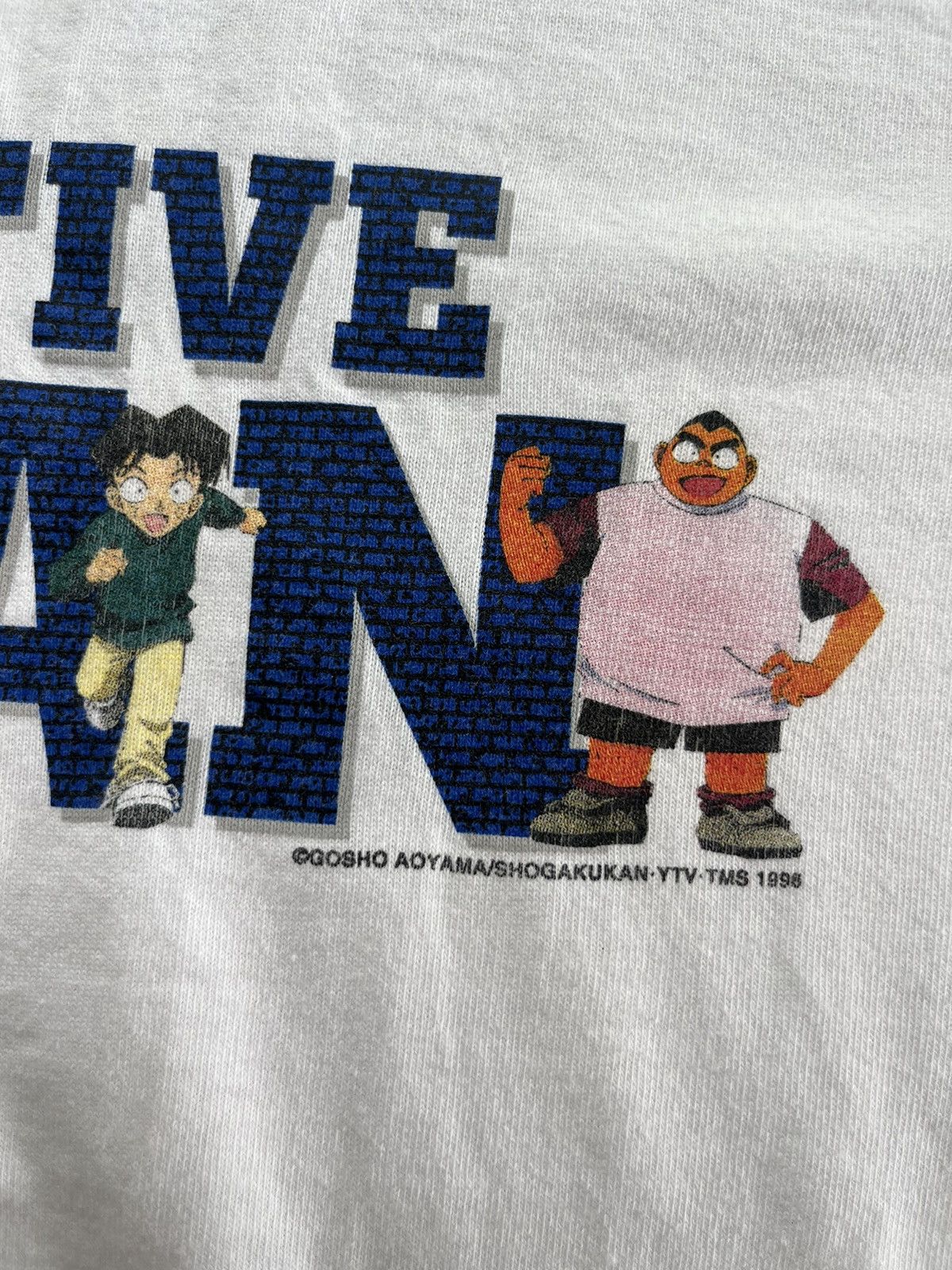 Anime × Vintage Vintage Detective CONAN anime Gosho Aoyama 1998’s T-shirt Size US M / EU 48-50 / 2 - 6 Thumbnail