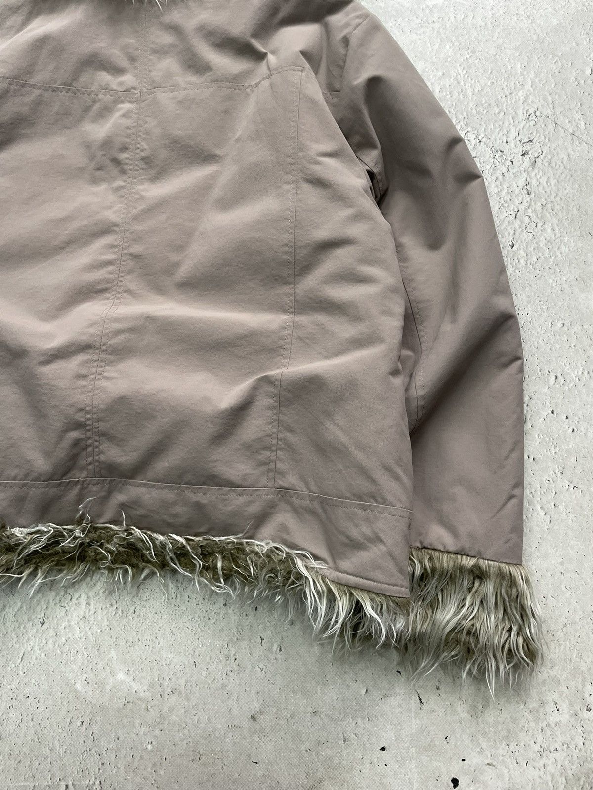 If Six Was Nine Rare fur jacket if six was nine cropped bomber y2k Size US M / EU 48-50 / 2 - 12 Thumbnail