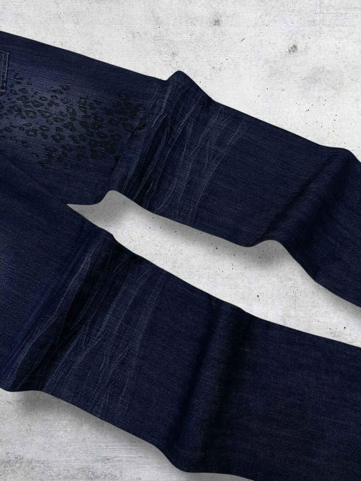Japanese Brand VINTAGE RUBIK JAPAN CRAFTED ARCHIVE LEOPARD PUNK OG DENIM Size US 32 / EU 48 - 13 Thumbnail