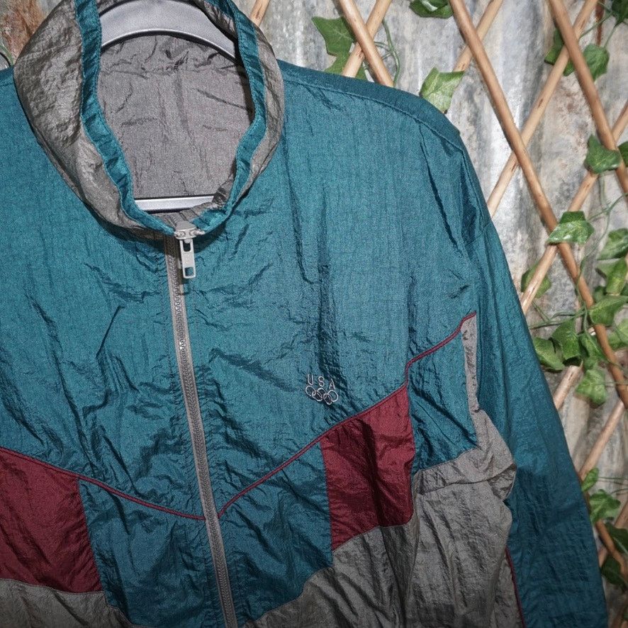 Vintage Large - Vintage Y2K USA Olympics 1990s embroider windbreaker Size US L / EU 52-54 / 3 - 4 Thumbnail