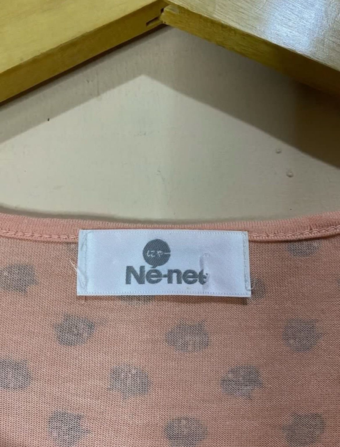 Issey Miyake × Japanese Brand × Ne-Net Ne net Cat Polkadot Longsleeve T shirt Size US S / EU 44-46 / 1 - 4 Thumbnail