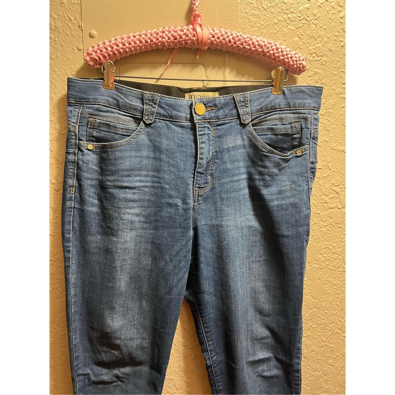Other Democracy Ab Solution Blue Jeans Woman’s Size 16 Flaws-Marks Size 38" / US 16 / IT 52 - 3 Thumbnail