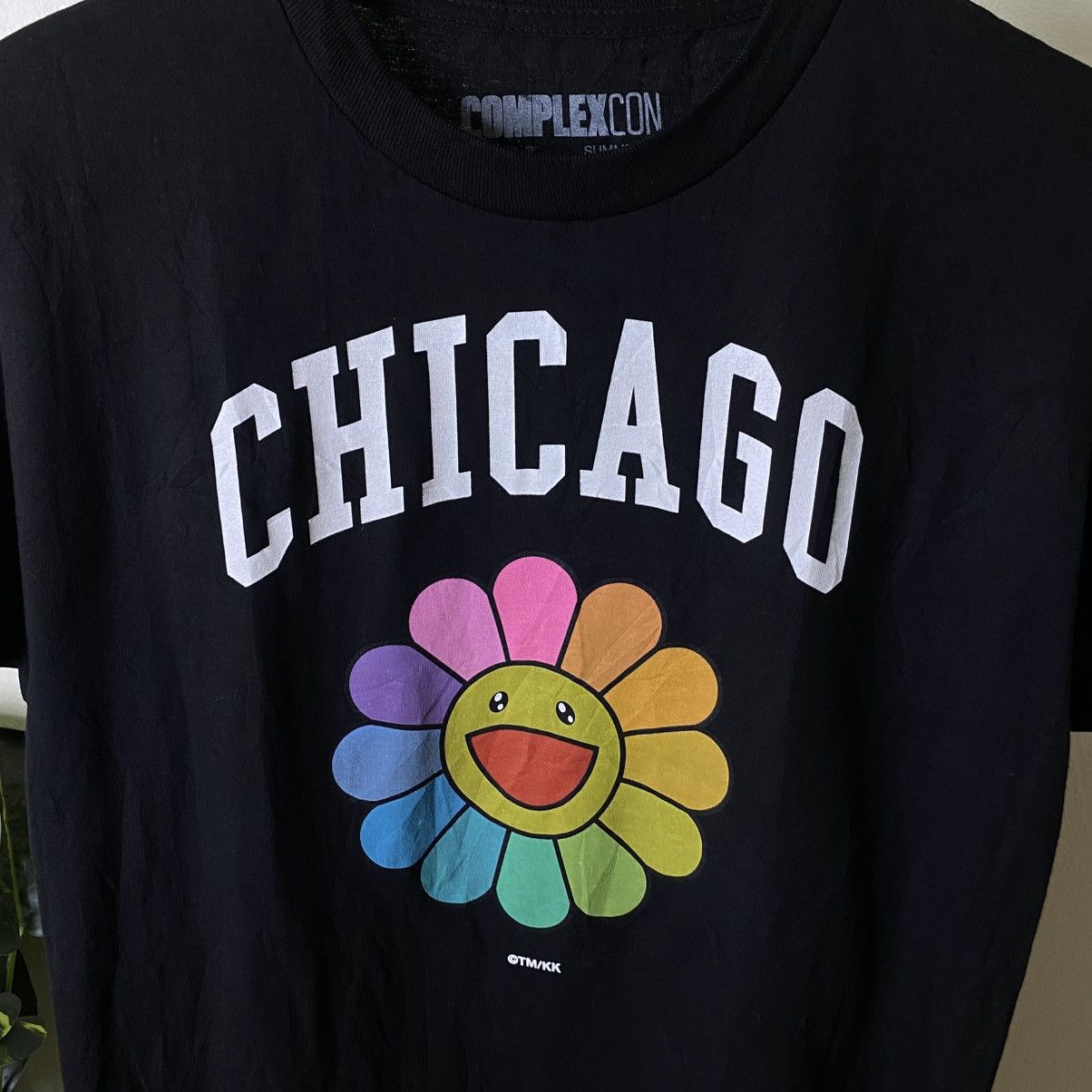 Takashi Murakami Takashi Murakami ComplexCon Chi Flower Black T-shirt Size US M / EU 48-50 / 2 - 2 Thumbnail
