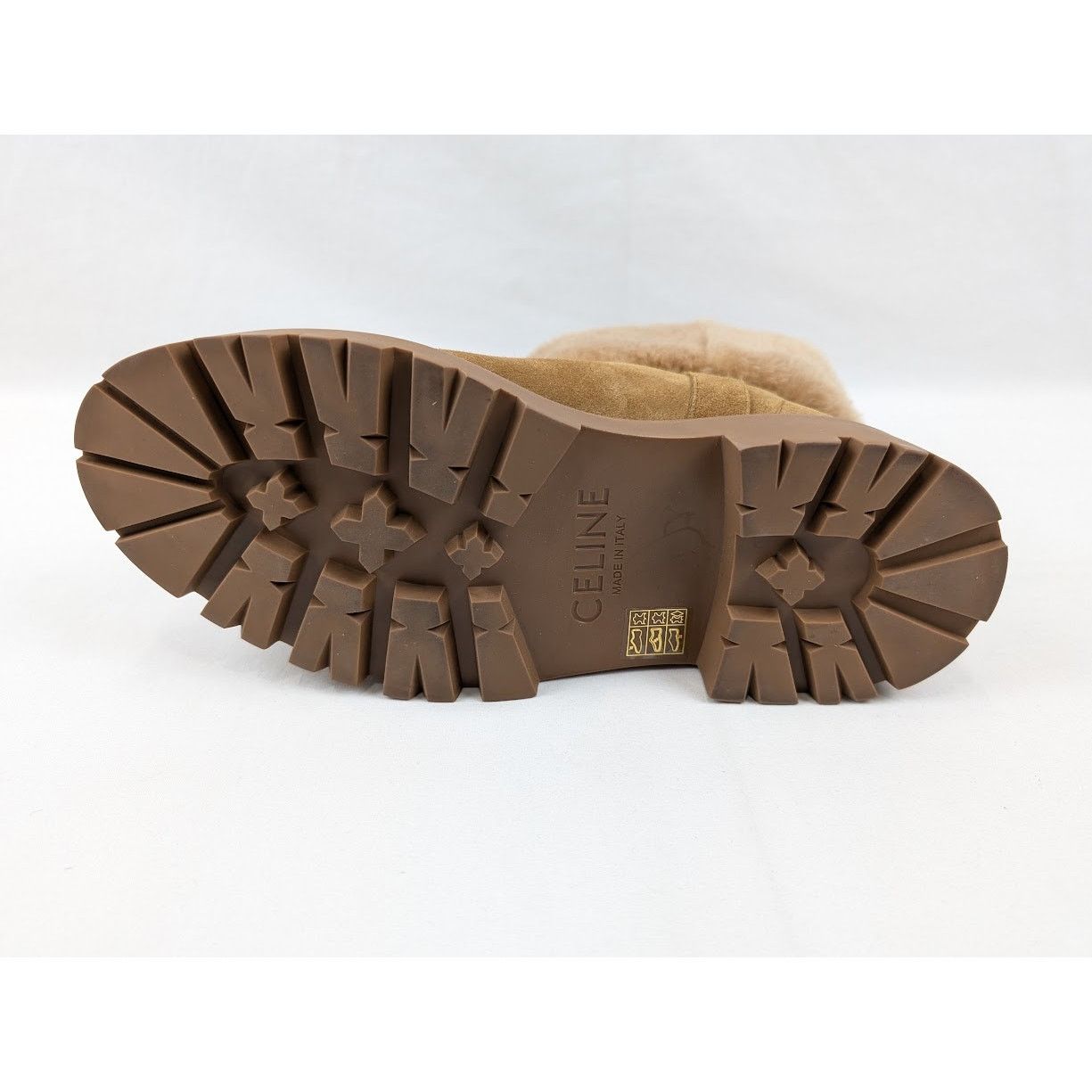 Celine o1rshd1 Shearling Boots in Brown Size US 11 / IT 41 - 9 Thumbnail