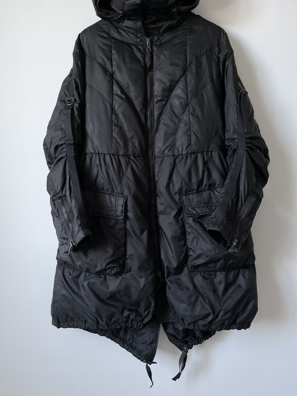 Marithe + Francois Girbaud Archive Marithe Francois Girbaud Bondage Puffer Jacket Coat Size L / US 10 / IT 46 - 3 Thumbnail