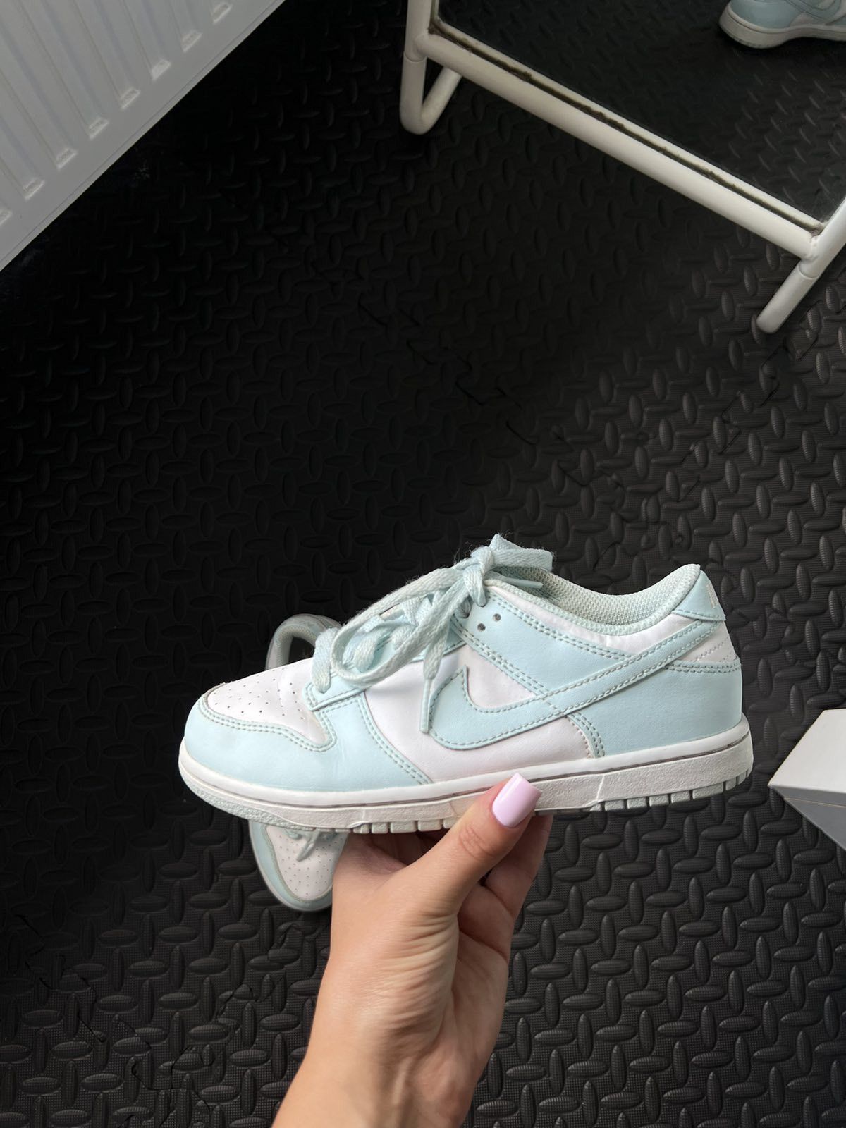 Nike Nike Dunk Low Blue Fog Sz 34 Size US 4 / IT 34 - 1 Thumbnail