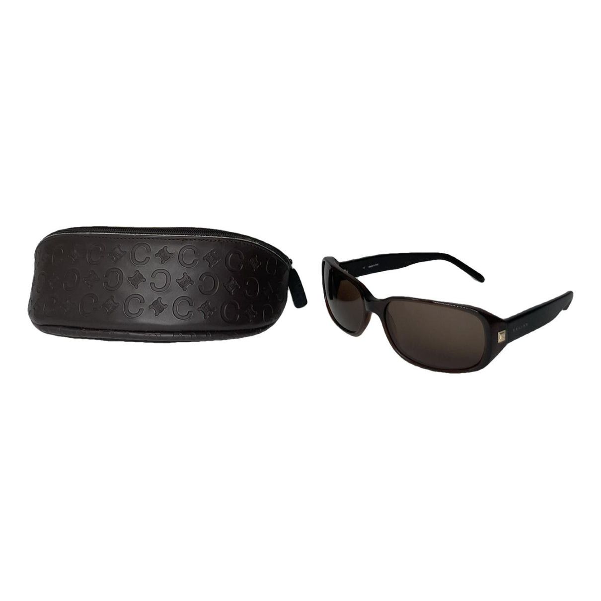 Celine Brown Plastic Sunglasses Size ONE SIZE - 1 Thumbnail