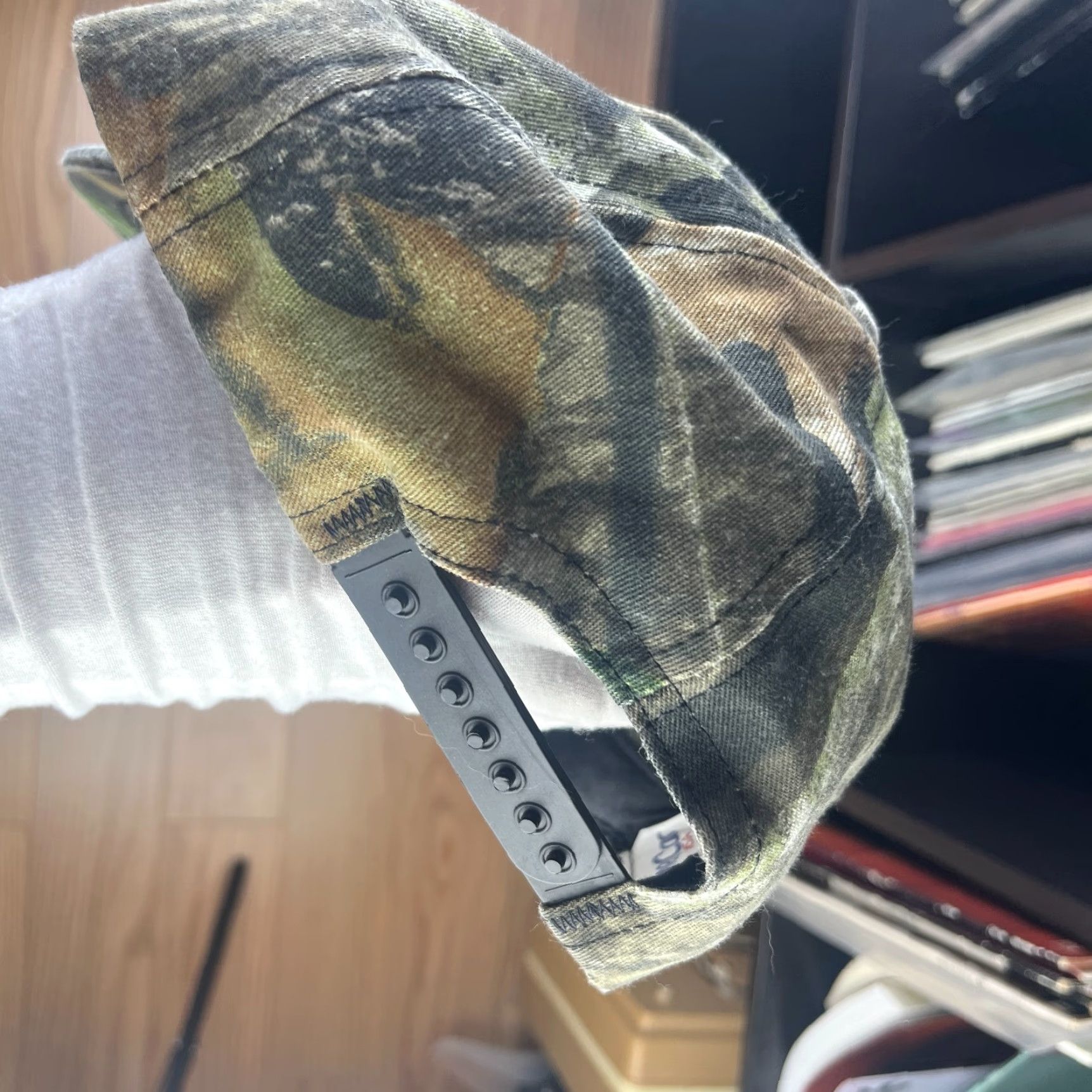 Realtree VINTAGE Realtree Camo Snapback Hat One Size Men Green 90s Style Adjustable Cotton Canvas Casual Size ONE SIZE - 3 Thumbnail