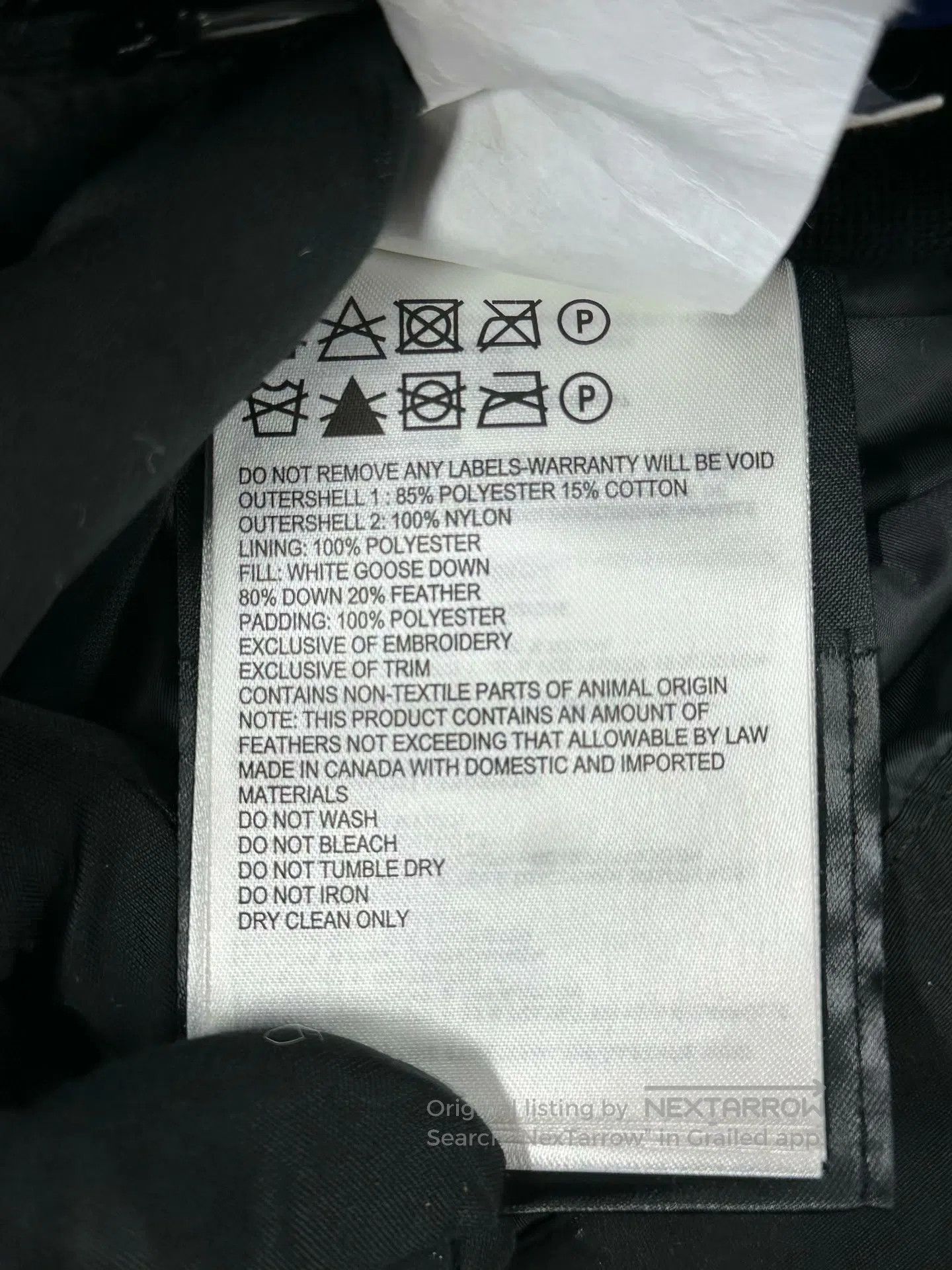 Canada Goose Canada Goose Black Logo Embroidered Zip-up Hooded Down Jac Size US S / EU 44-46 / 1 - 5 Thumbnail