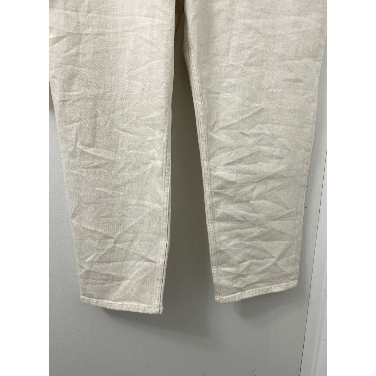 Abercrombie & Fitch VINTAGE Abercrombie & Fitch Jeans Womens 32x24 Beige Cream Ankle Straight Ultra High Rise Regular Size 32 Women Jeans Cream Ankle 90s Style Womens Size 24" / US 00 / IT 34 - 3 Thumbnail