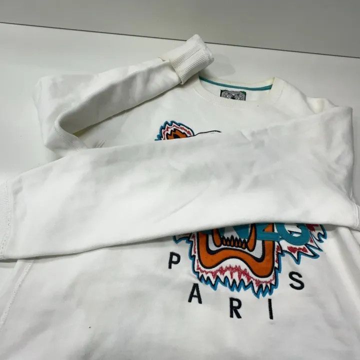 Kenzo KENZO Graphic Sweater with Tiger Design -2507 Size US M / EU 48-50 / 2 - 1 Thumbnail